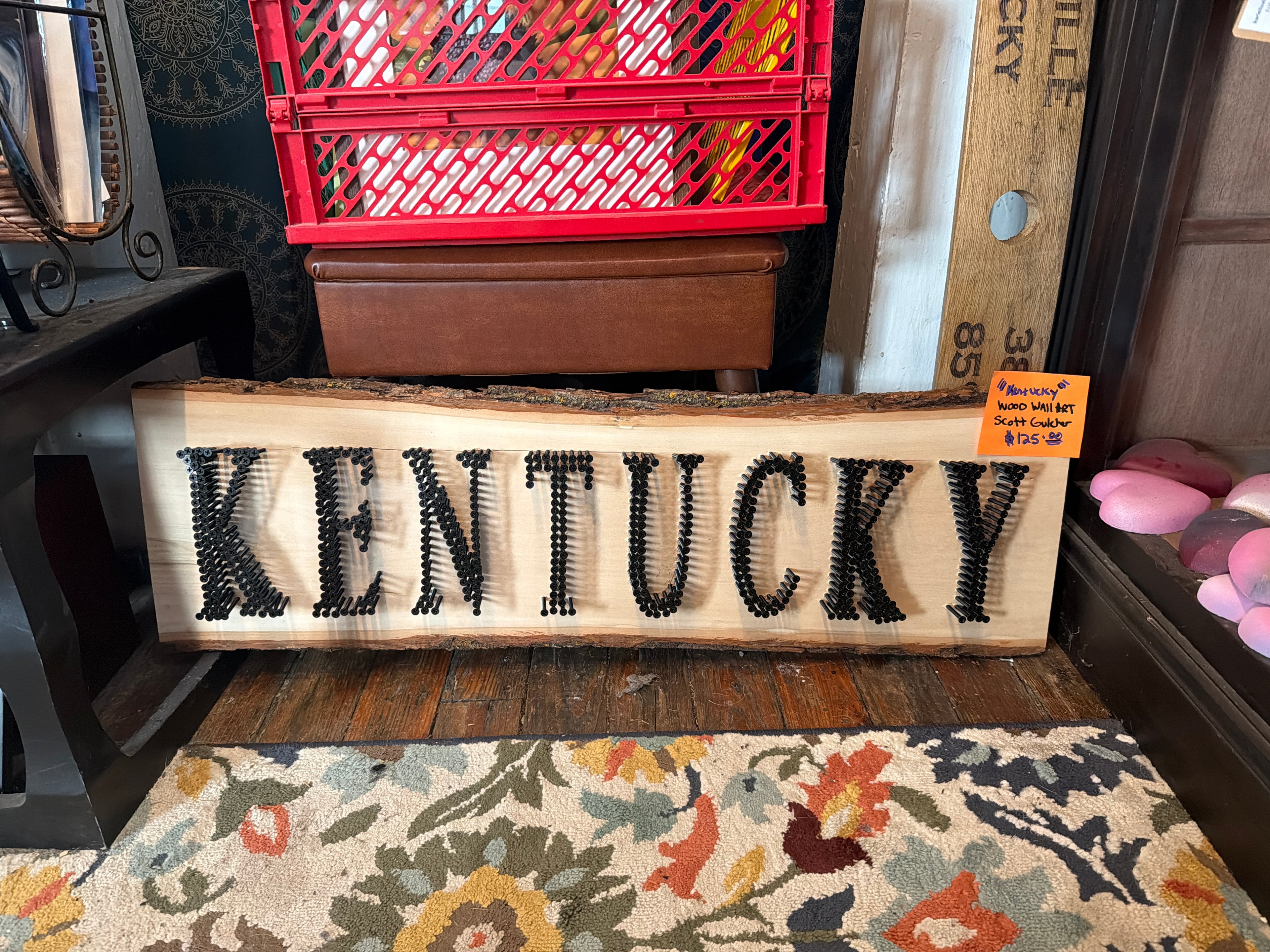 "Kentucky" Screws and Woods Wall Artwork: Scott Gulcher