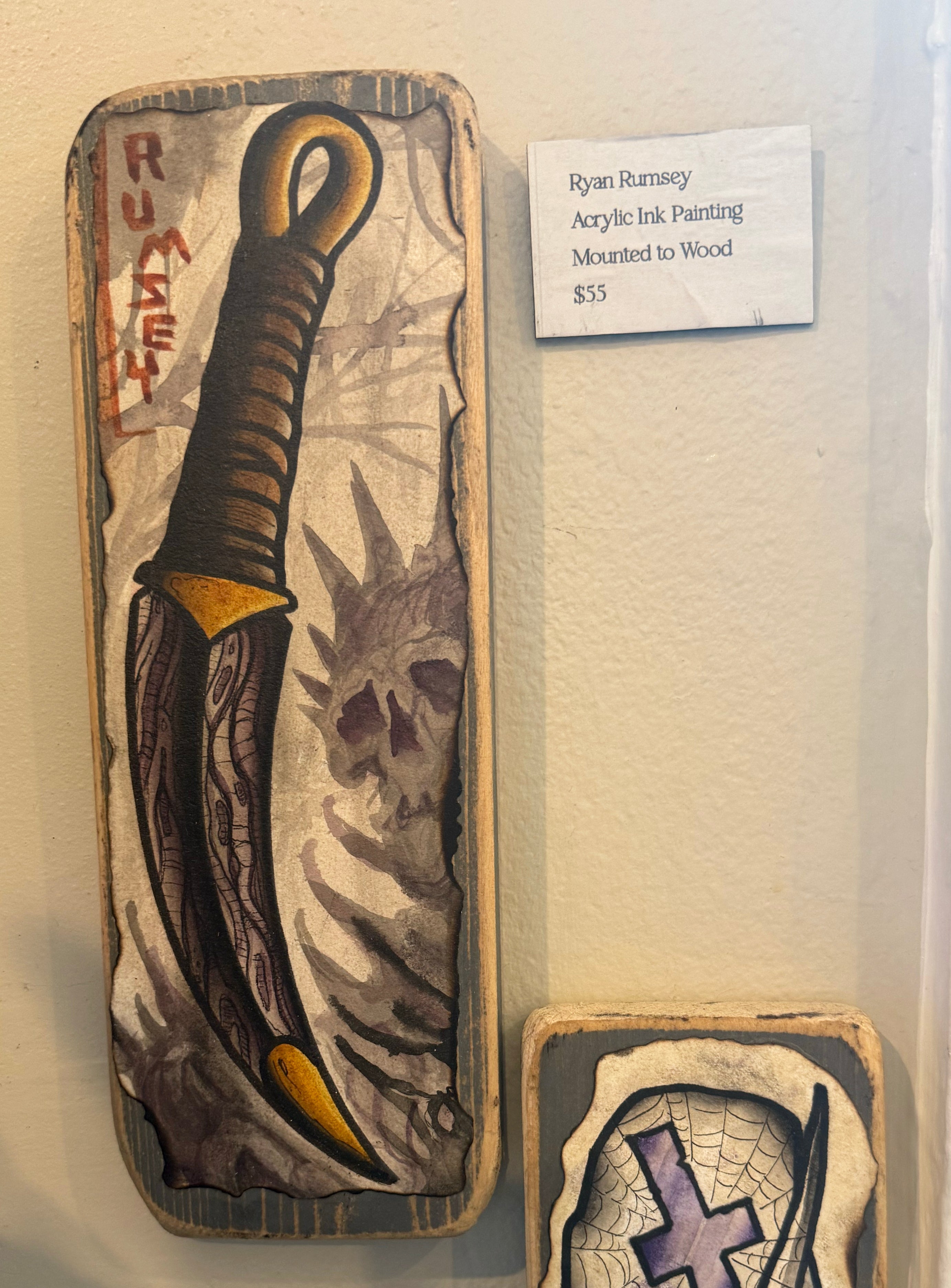 Tattoo Art On Wood: Ryan Rumsey