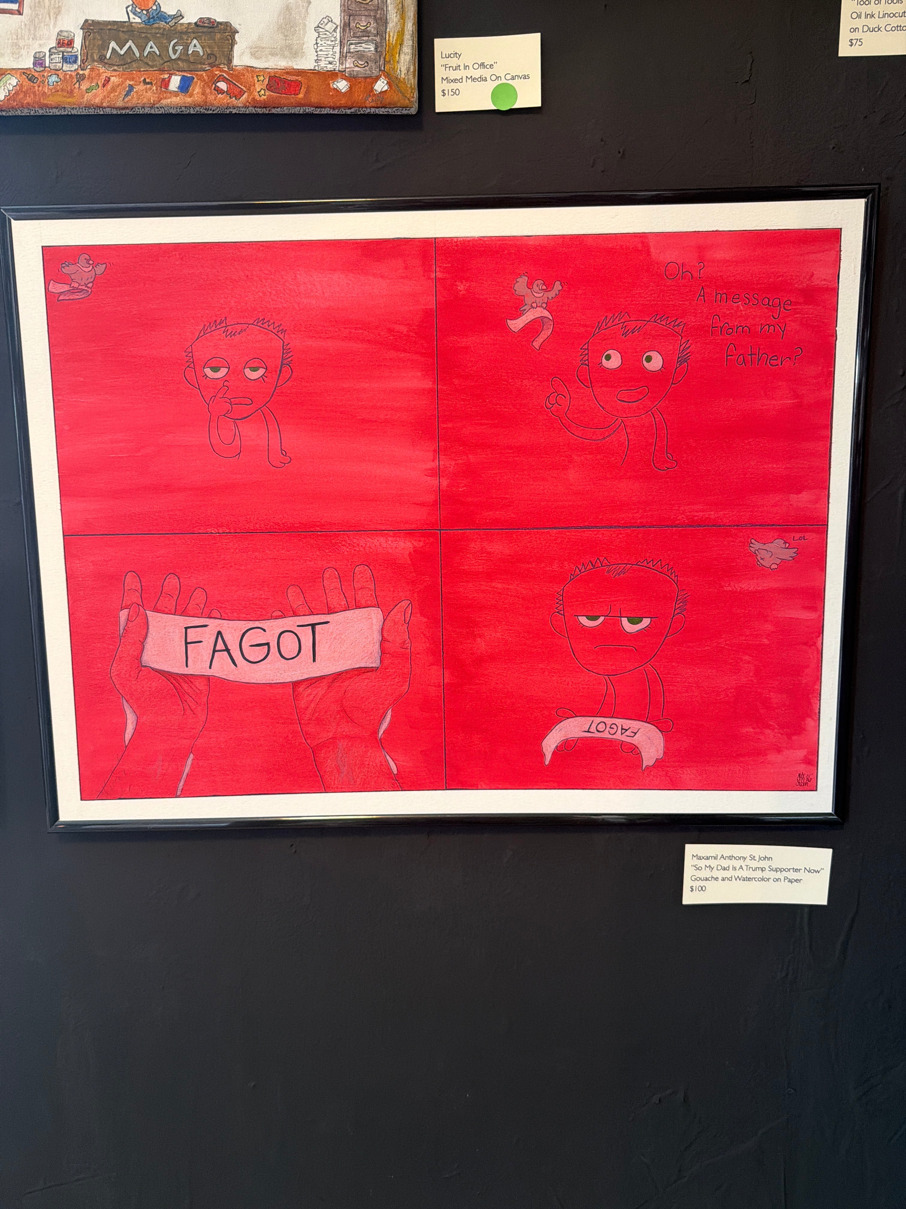 Doomscroll: Maxamil Anthony St. John: So My Dad Is A Trump Supporter Now
