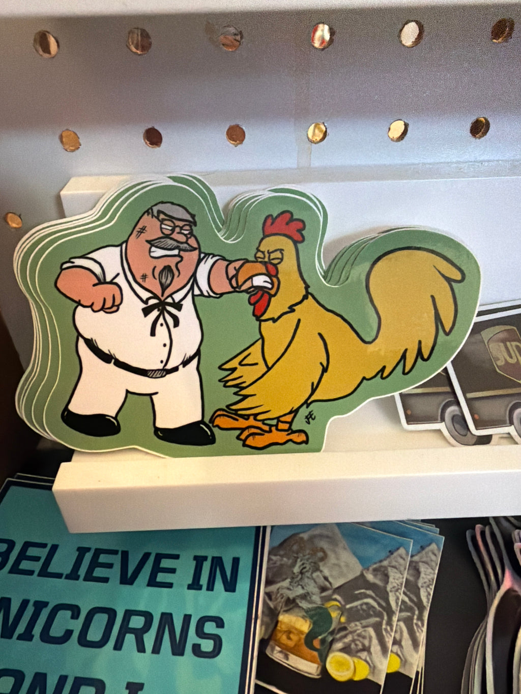 Grady Goods: KFC Fight by Jae Grady (Peter Griffin Colonel Sanders & Chicken Fight)