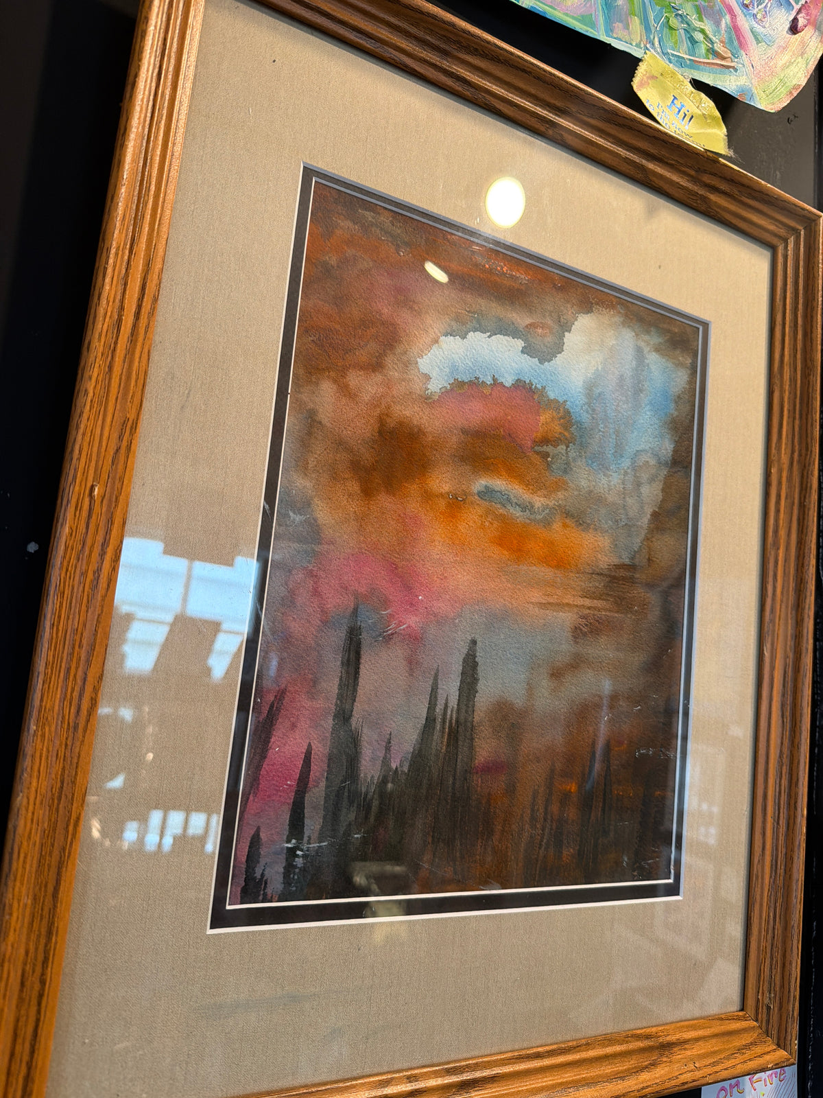 Terri Friel: "Dreams on Fire" Painting