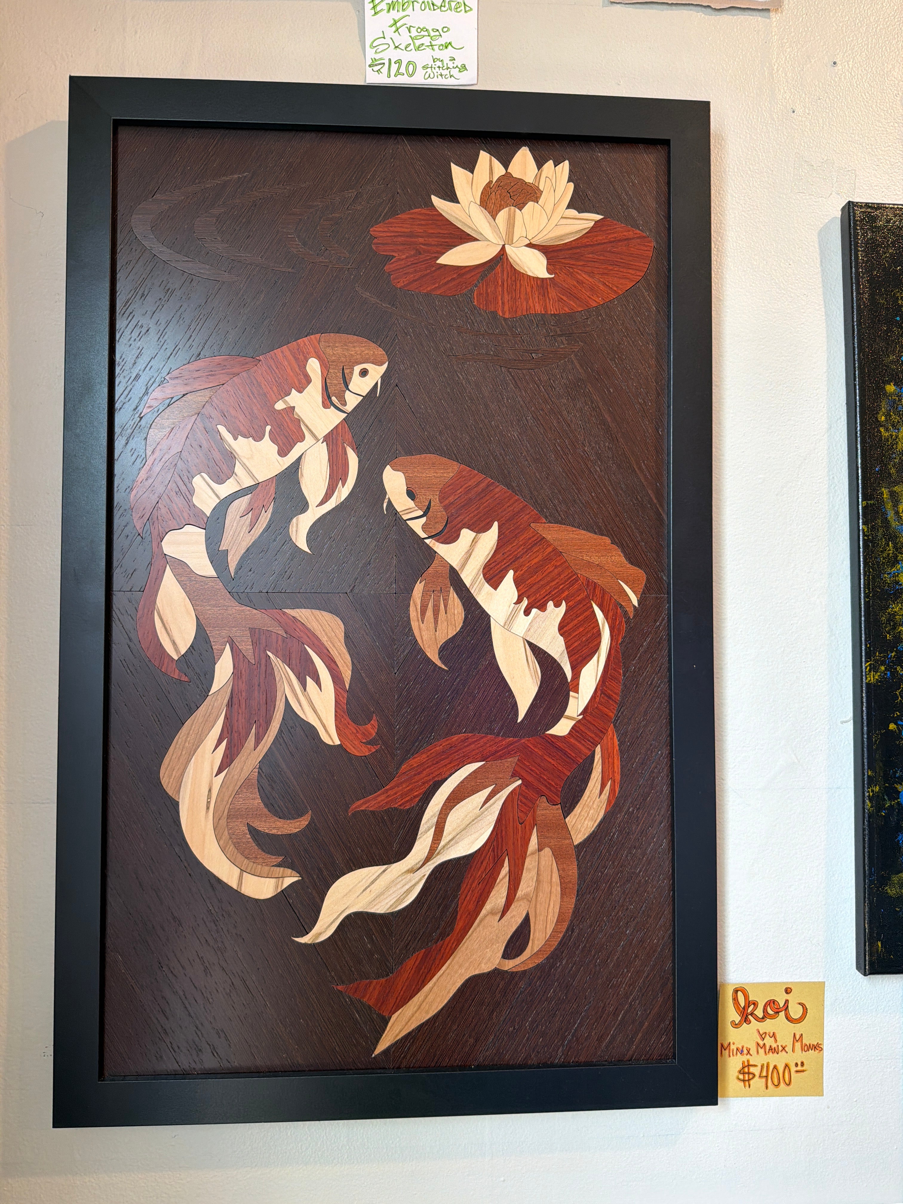 Minx Manks Monks: Koi Fish Wall Piece