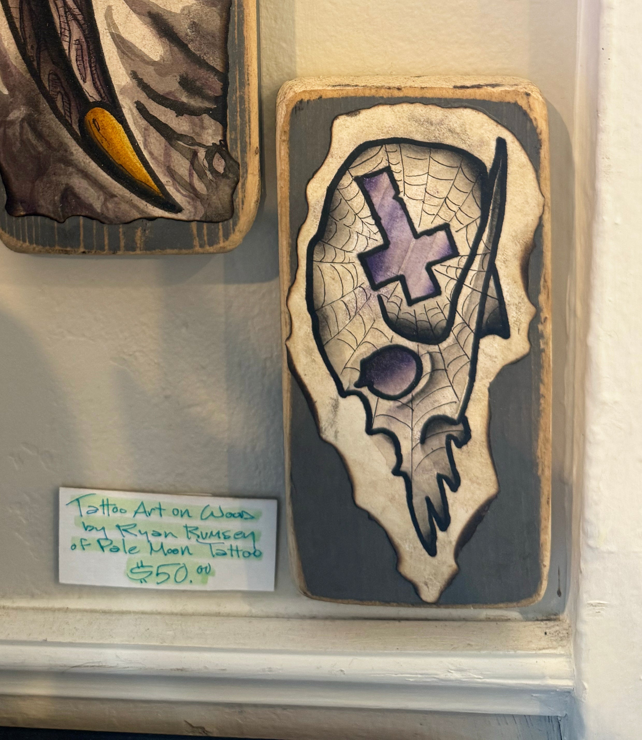 Tattoo Art On Wood: Ryan Rumsey