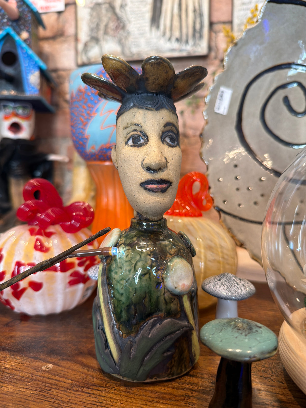 Spirits of Nature - ceramic sculpture by Marty Edlin