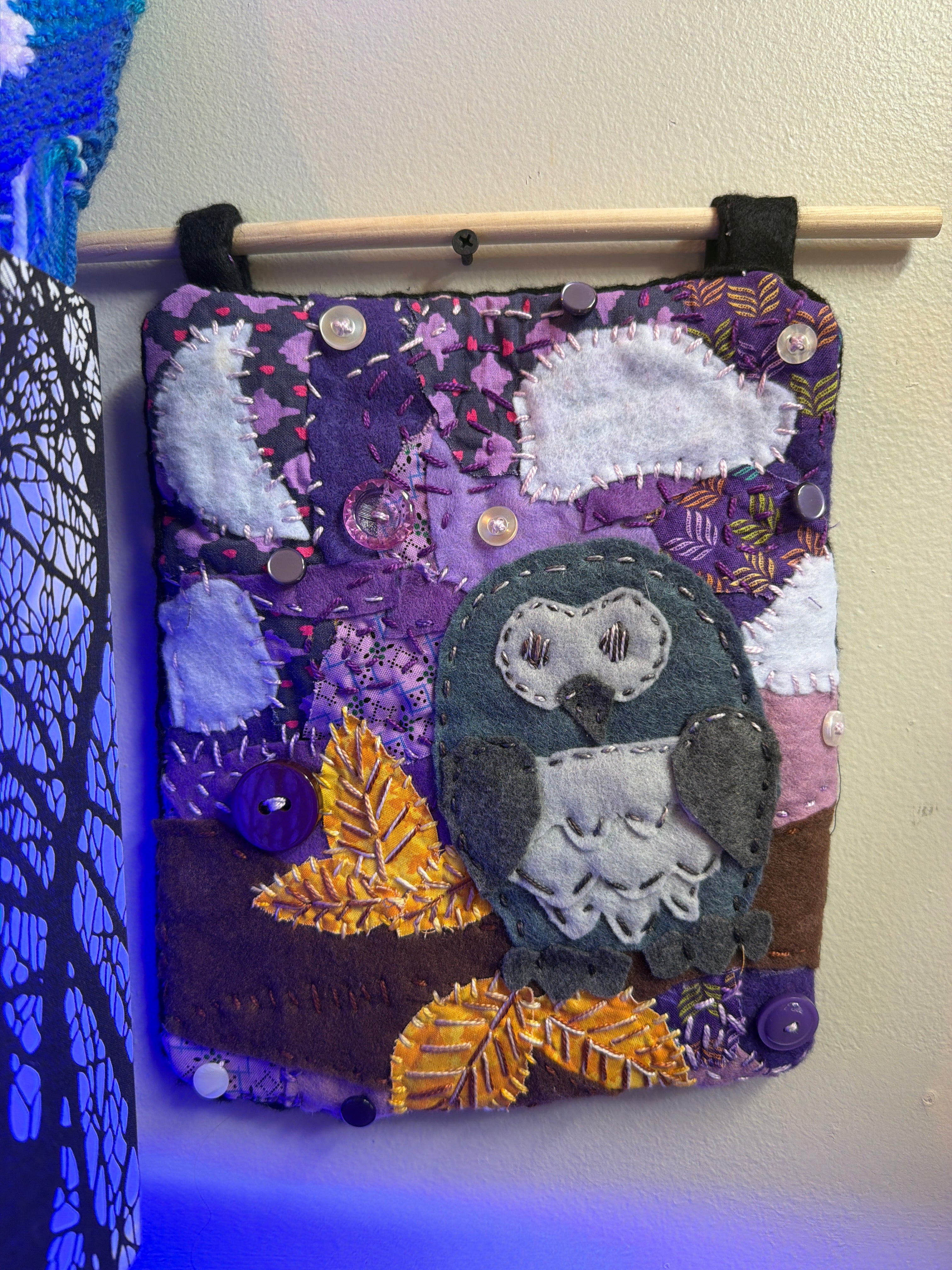 L.E. Moore: Fabric/Textile Wall Artwork