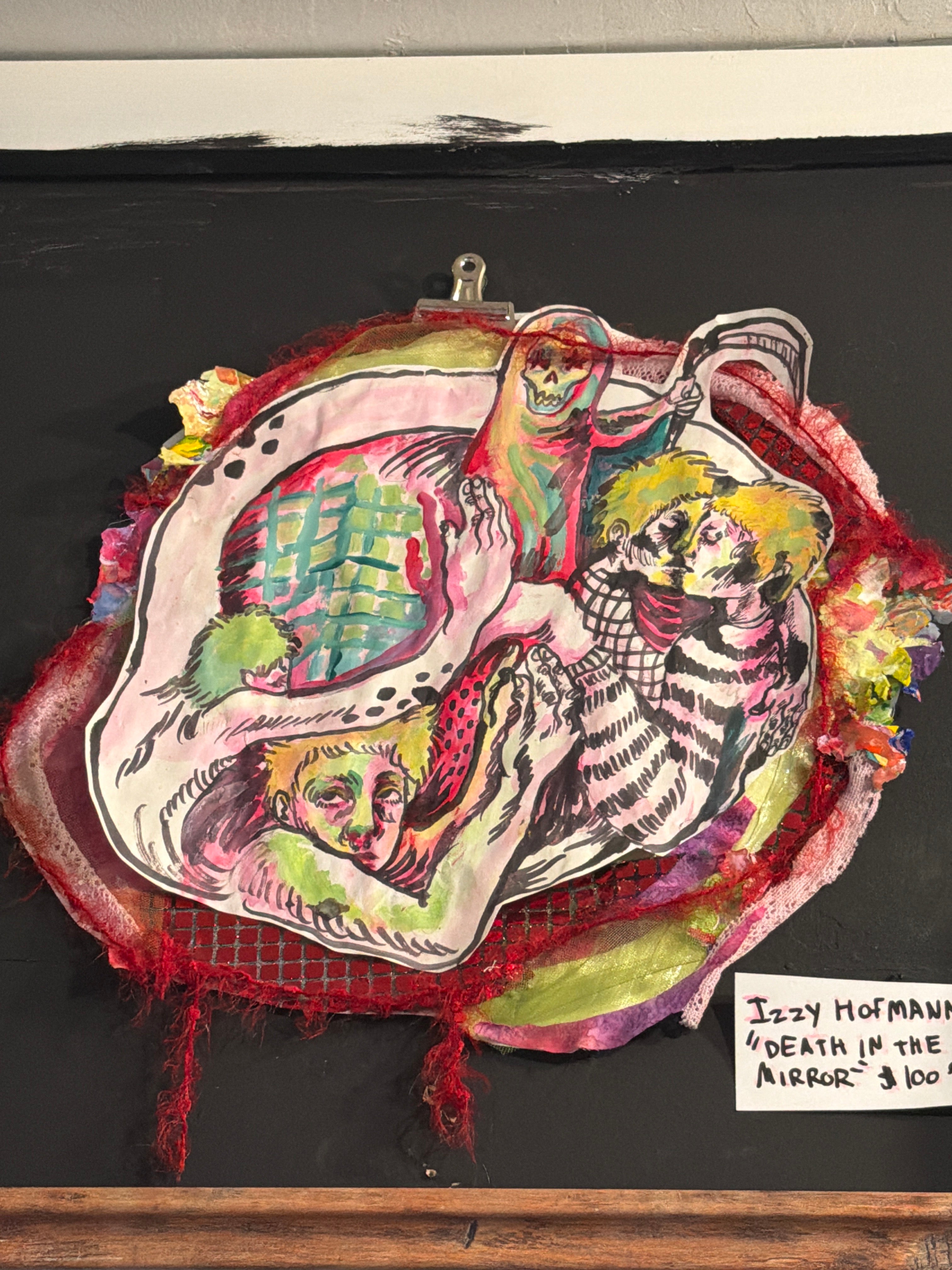 絵画 SPLIDHEAD Death in the Mirror