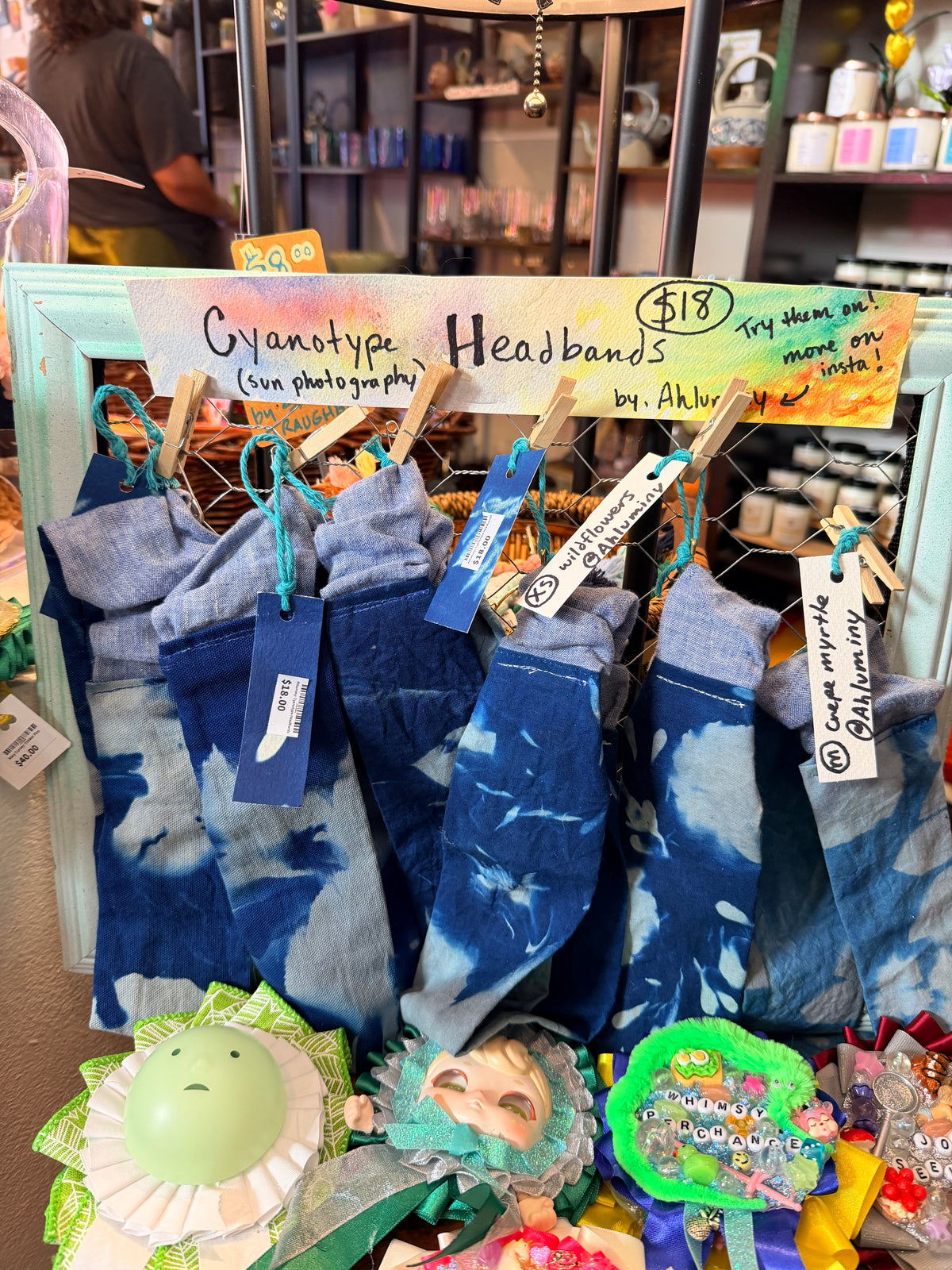 Ahluminy: Cyanotype Headbands