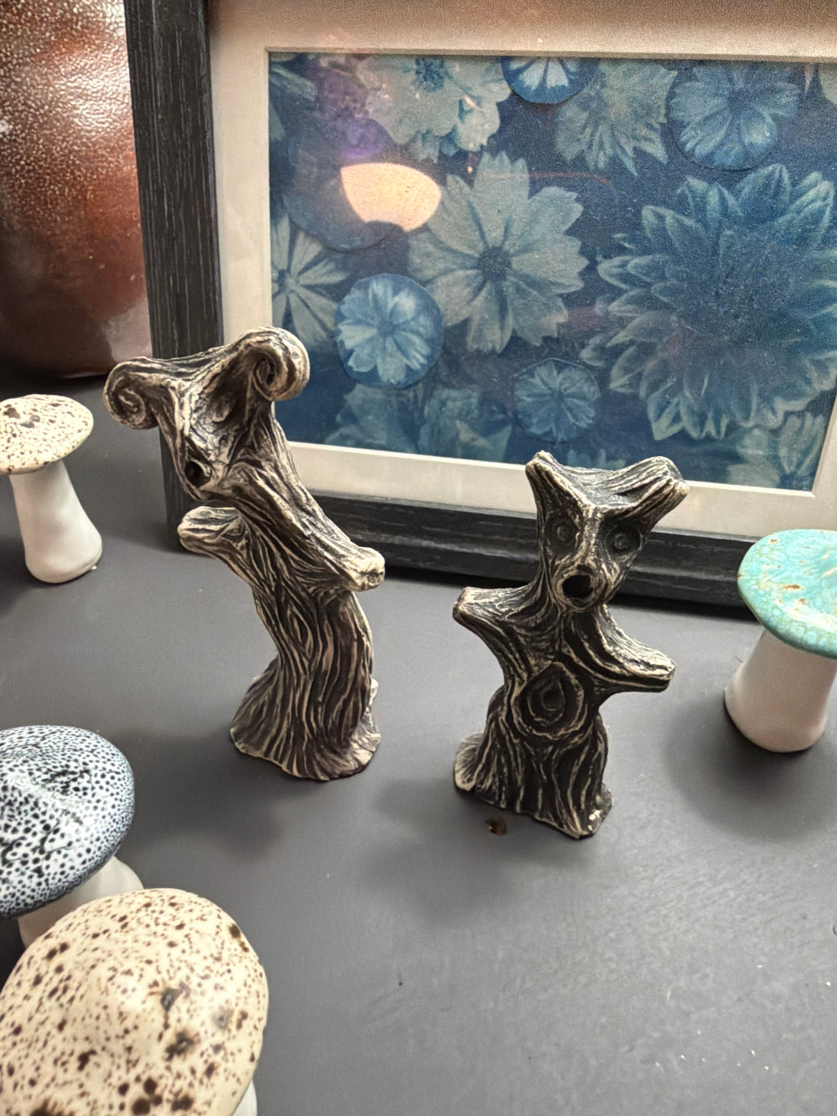 Tree Spirit 4" Ceramic Figurine by Amber Jeffries