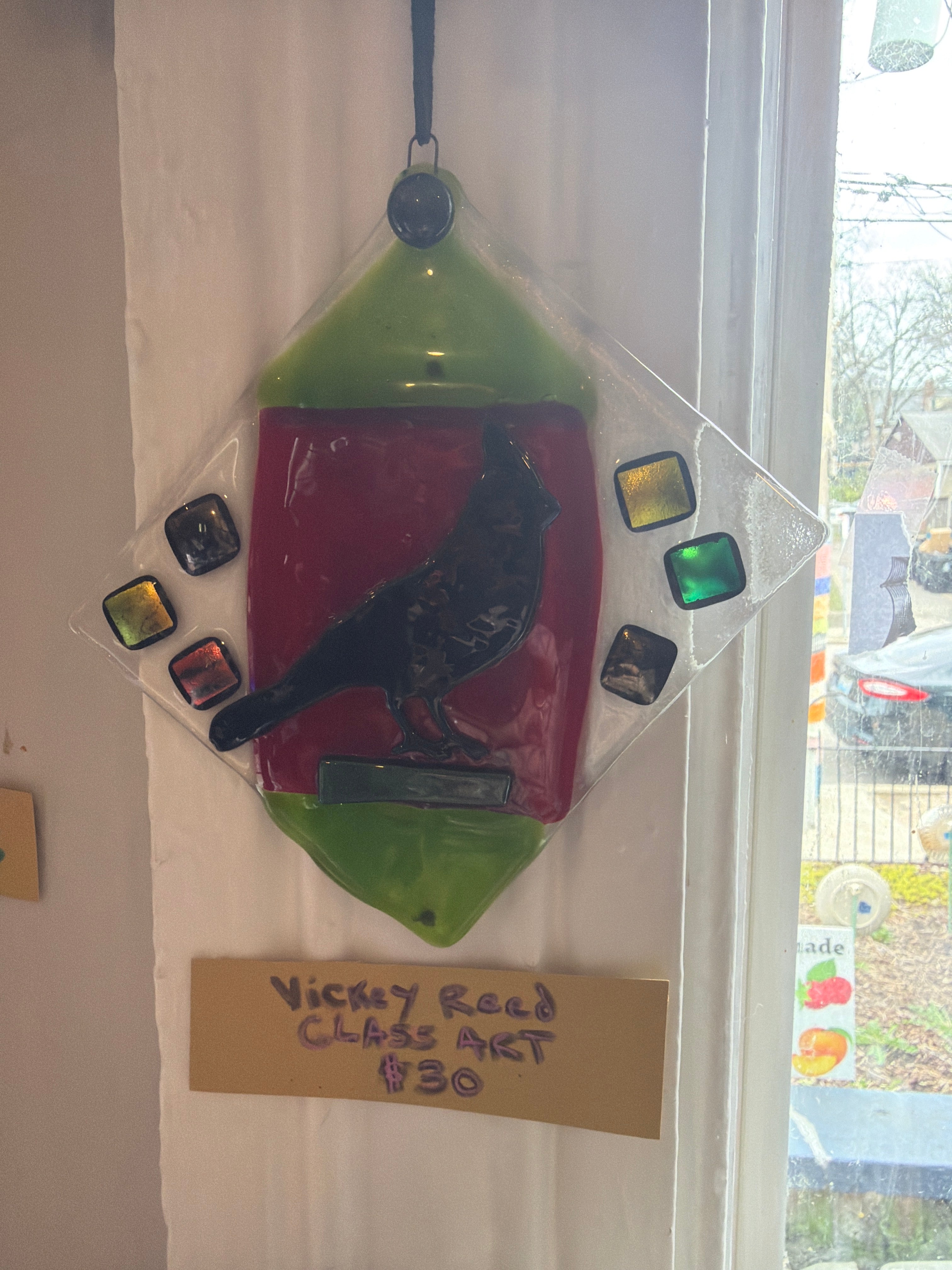 Vickey Reed: Glass Wall Hangings
