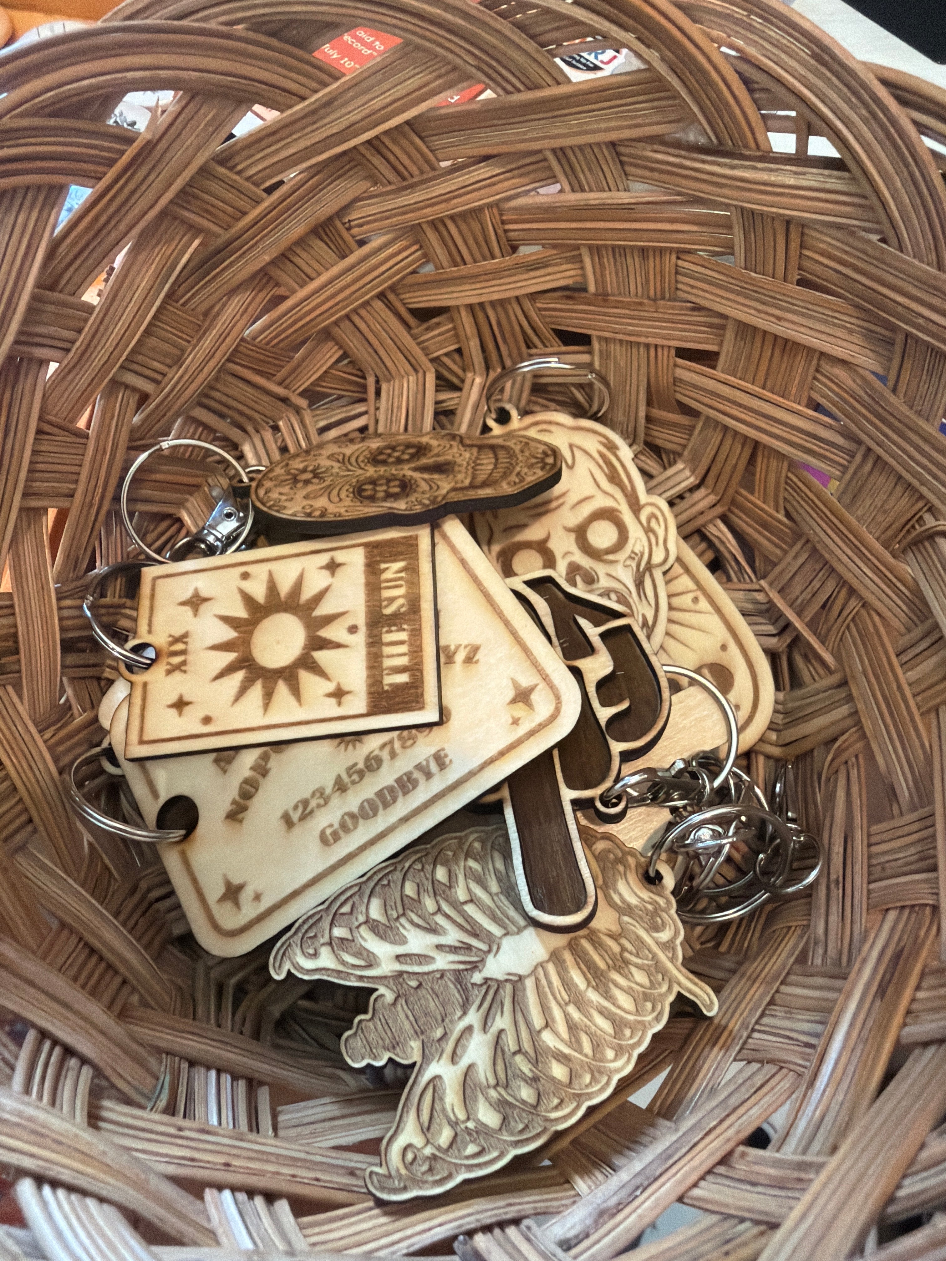 Wooden Keychain by Shannon Drabant (various designs)