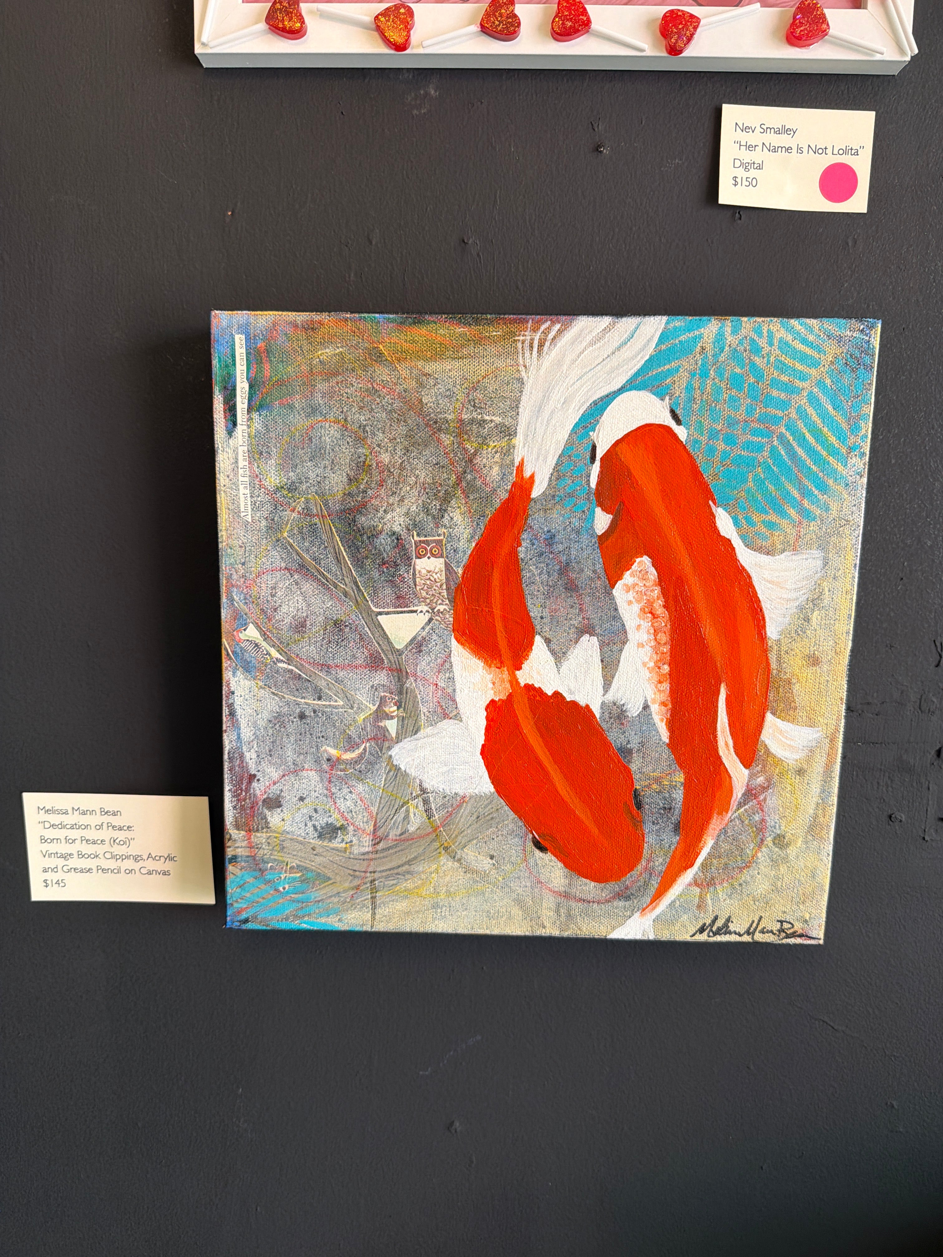 Doomscroll: Melissa Mann Bean: Dedication of Peace (Koi)