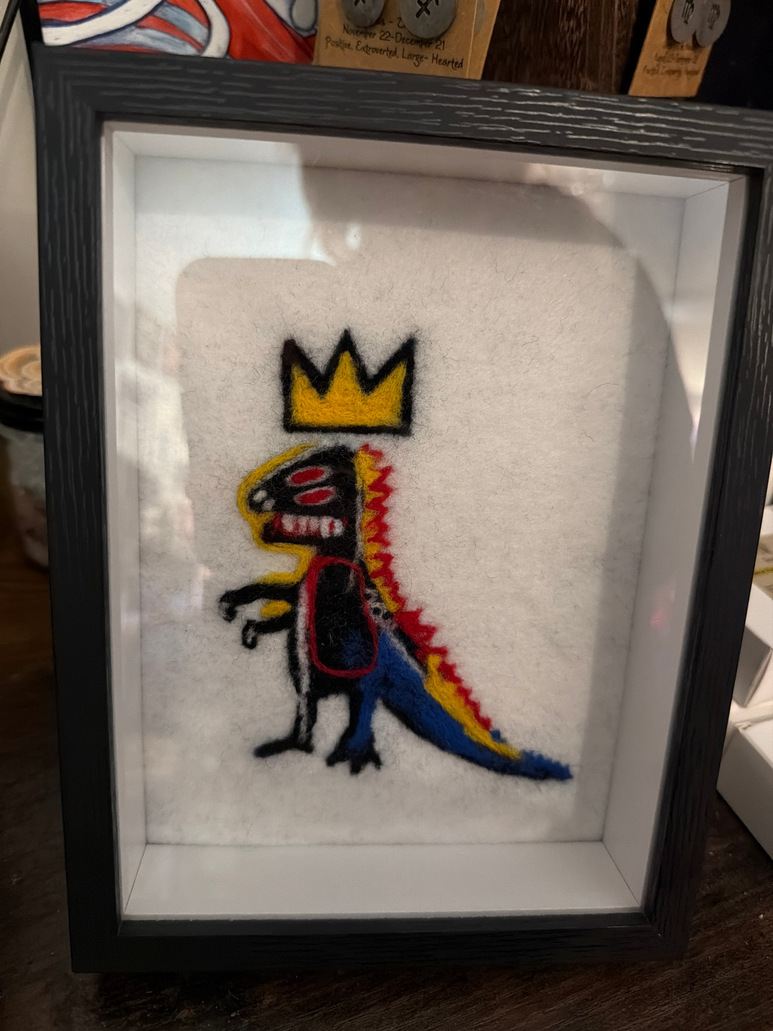 Kym Lambert: Basquiat Felted Framed Artwork