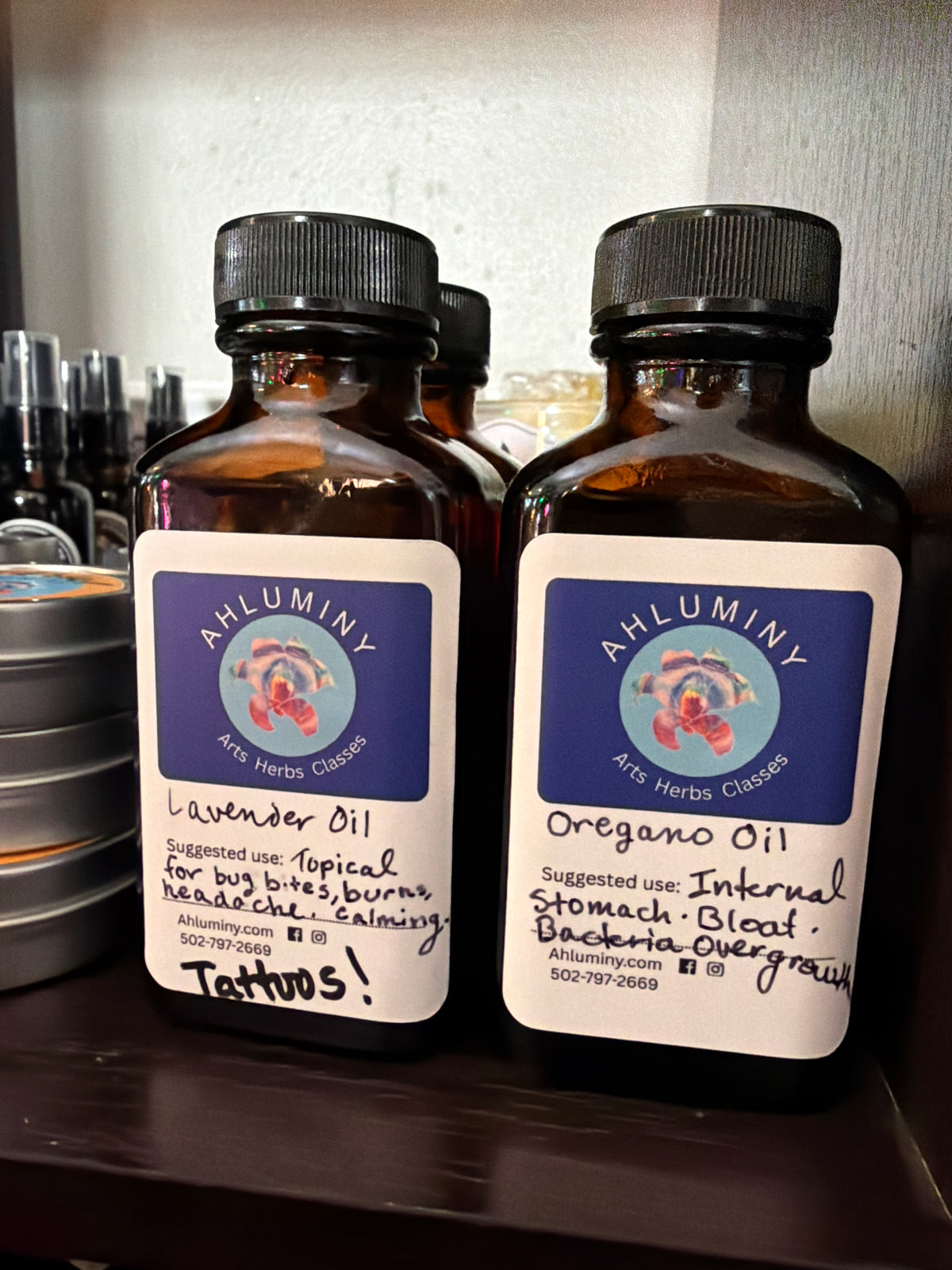 Ahluminy: Lavender and Oregano Oil