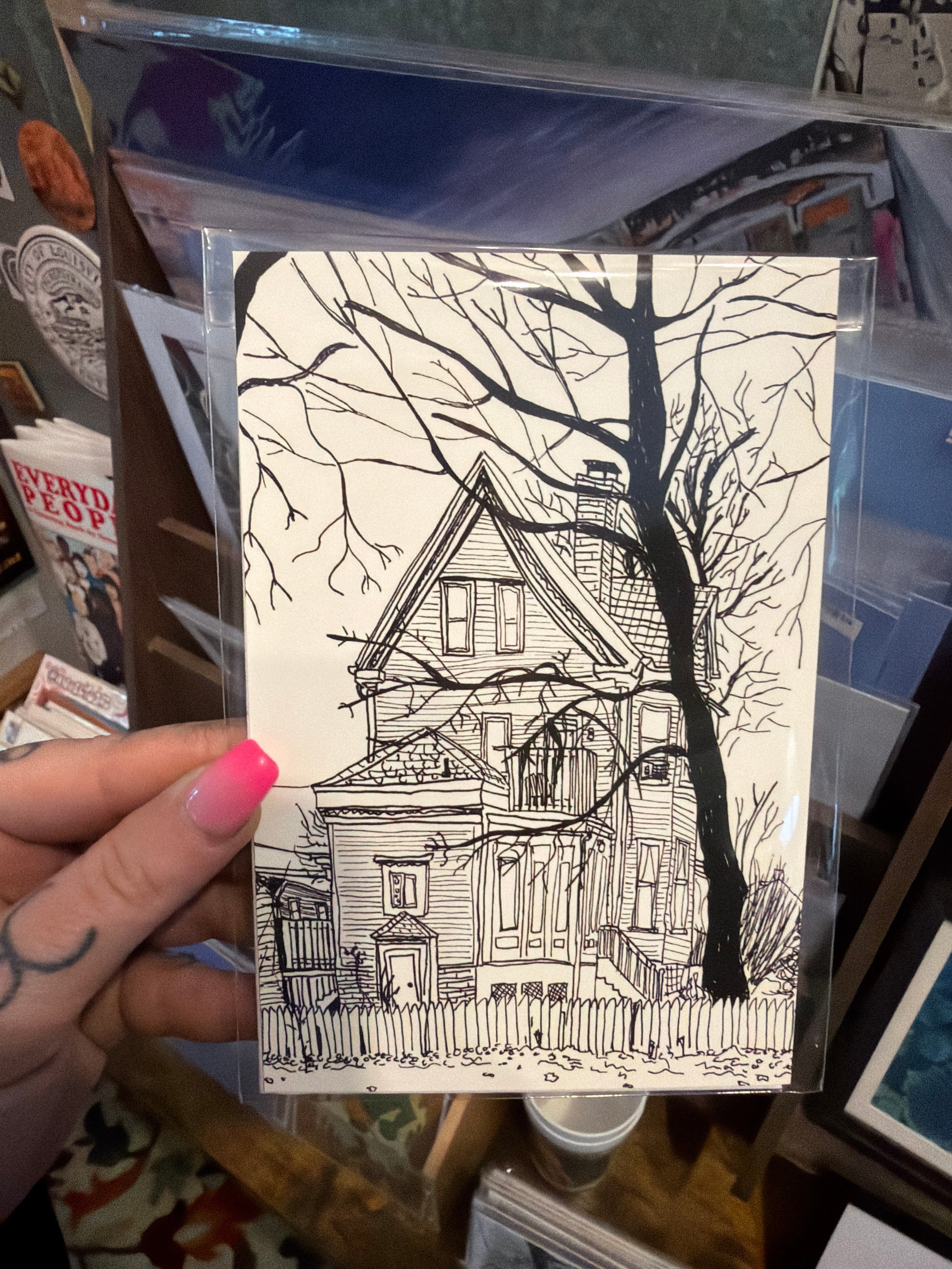 Emma Stephens: Offset BW Drawing Prints