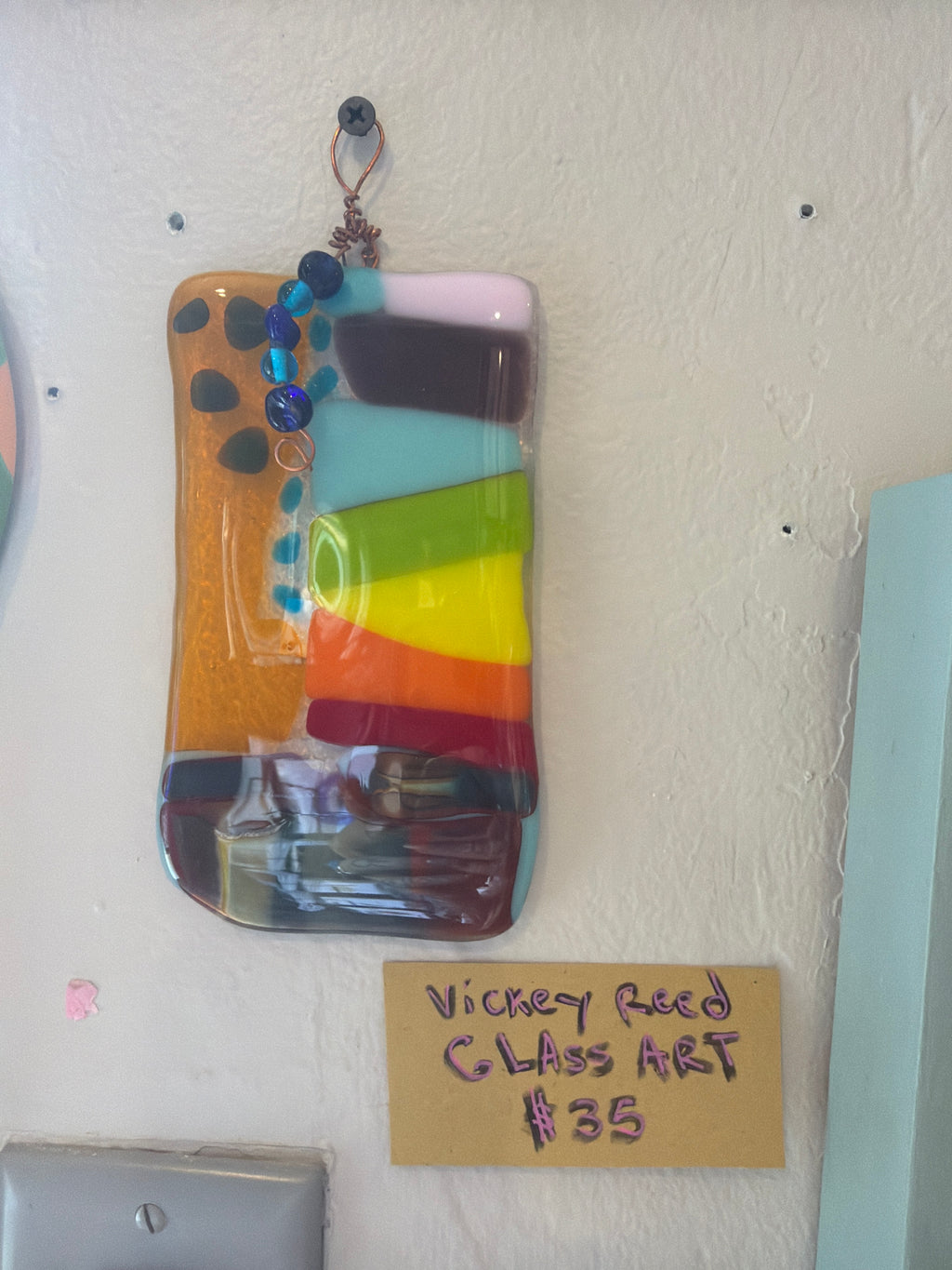 Vickey Reed: Glass Wall Hangings