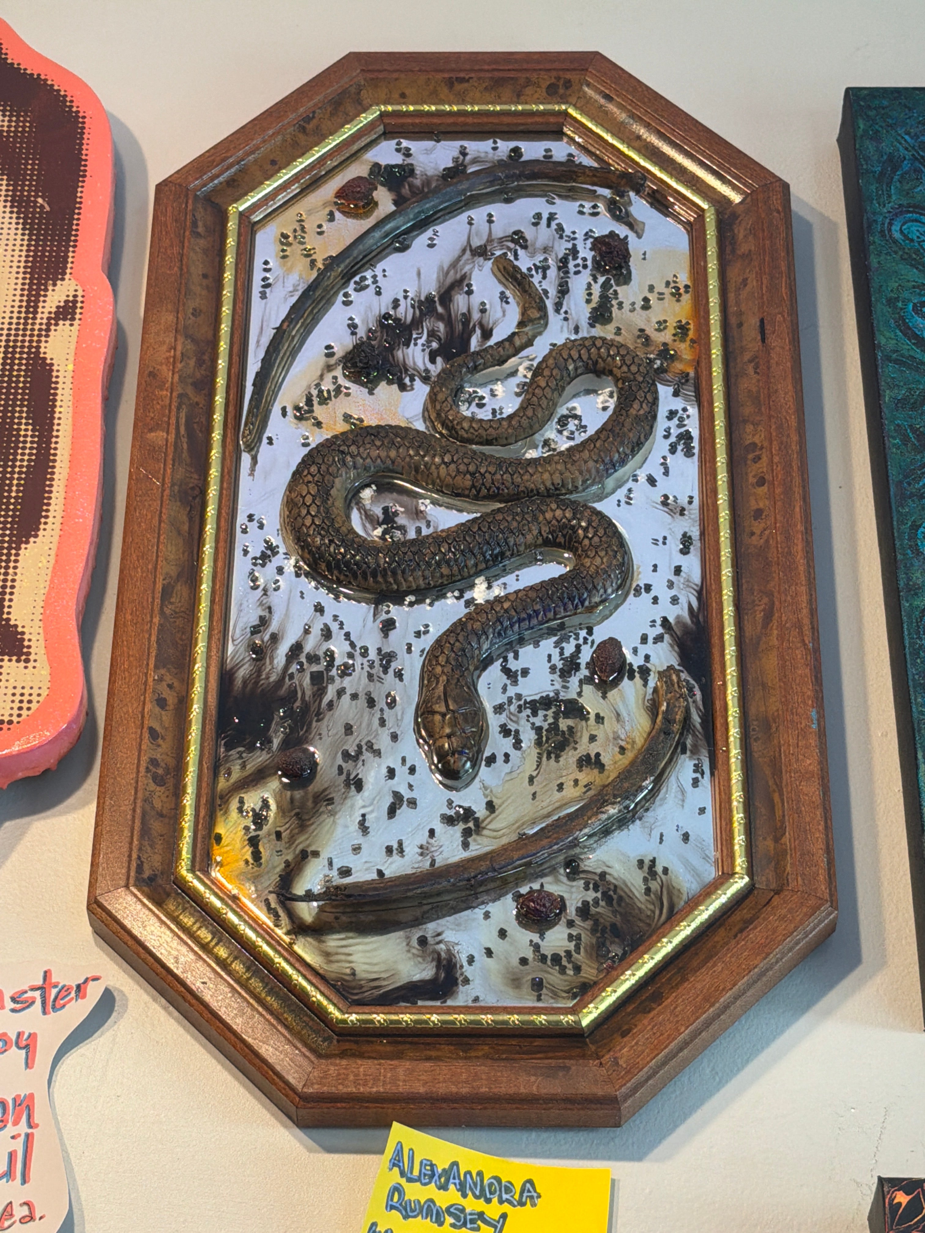 Alexandra Rumsey: "Above and Below" Mixed Media Art Piece