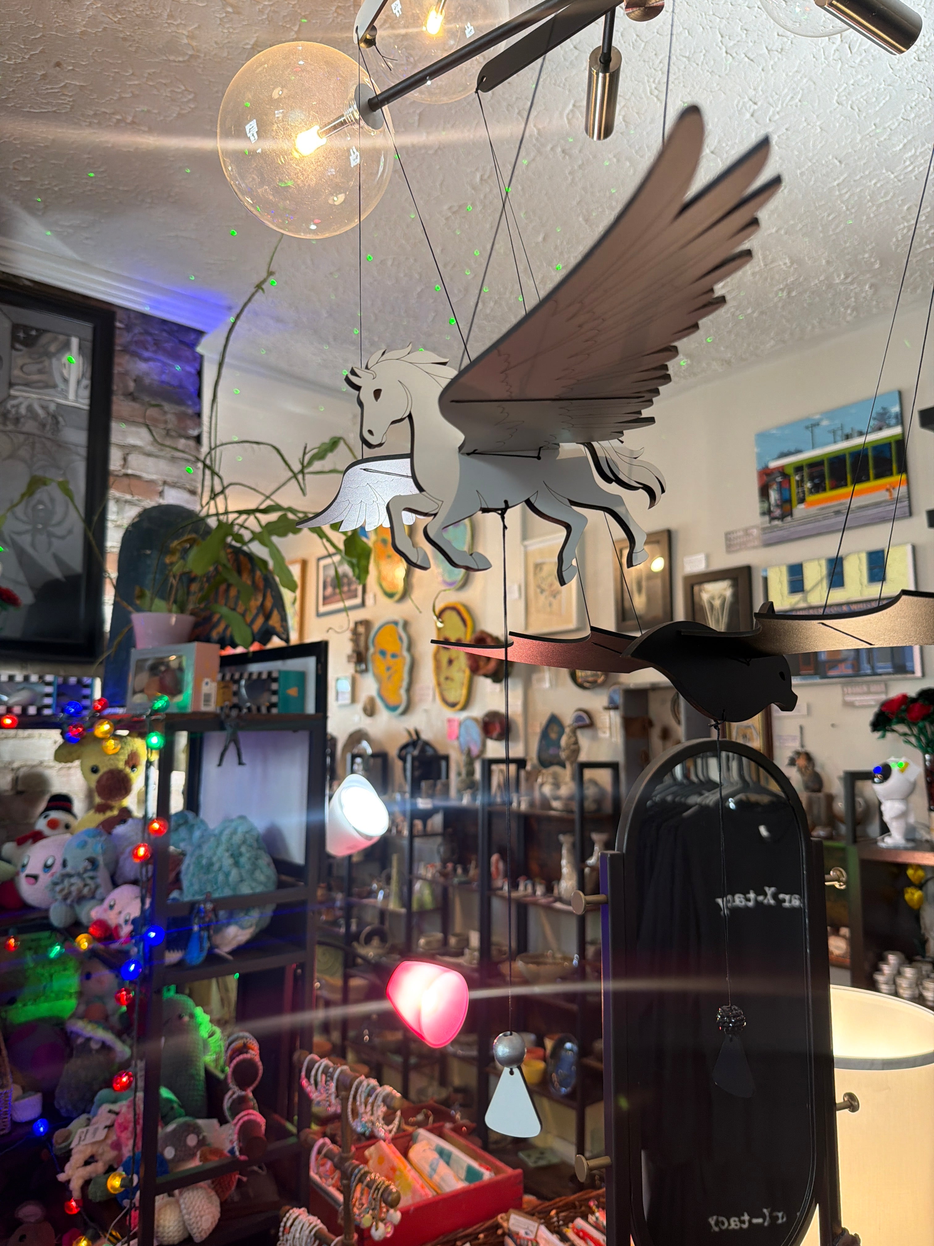 Pegasus Kinetic Mobile by Minx Manx Monks