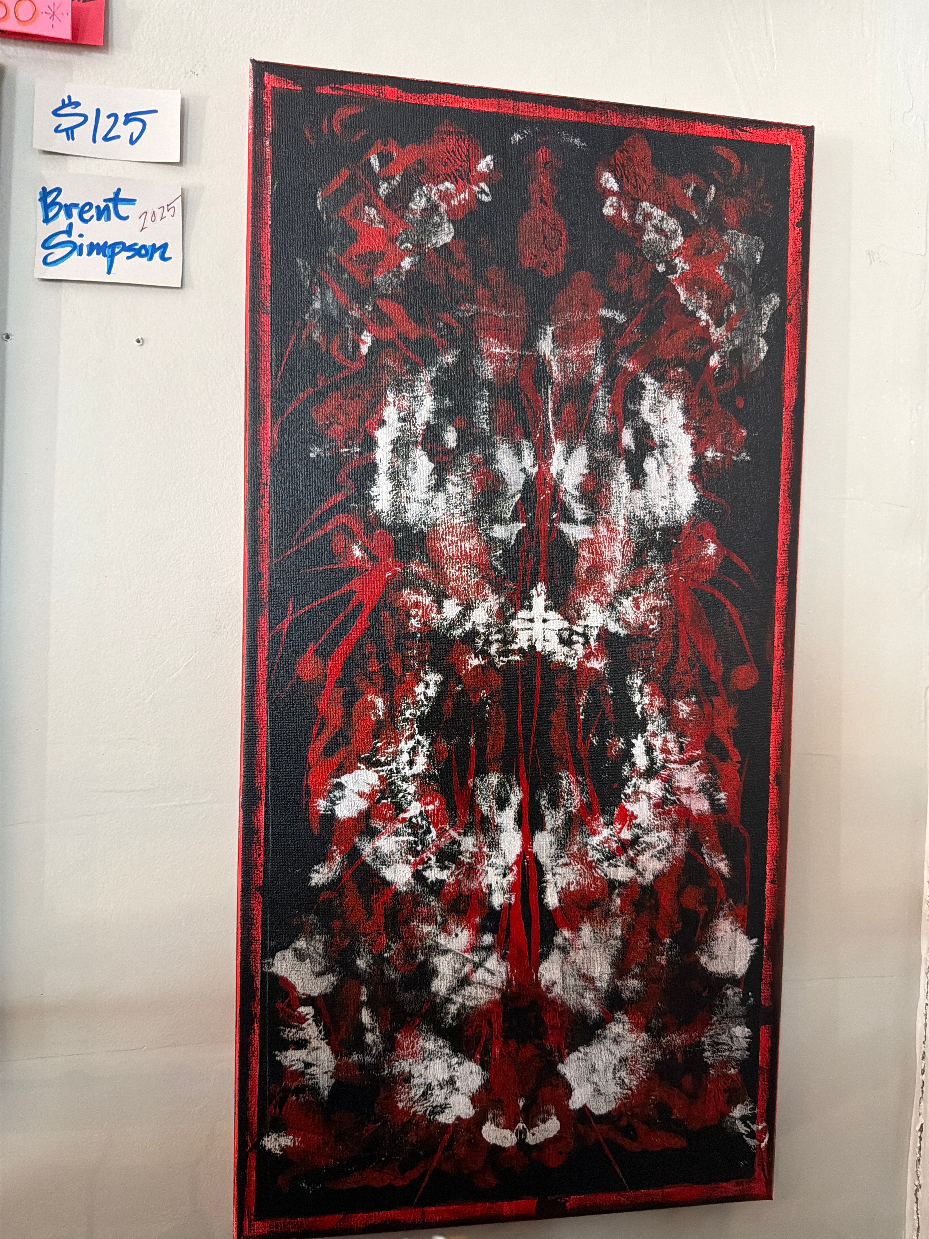 Brent Simpson: Abstract Red Painting