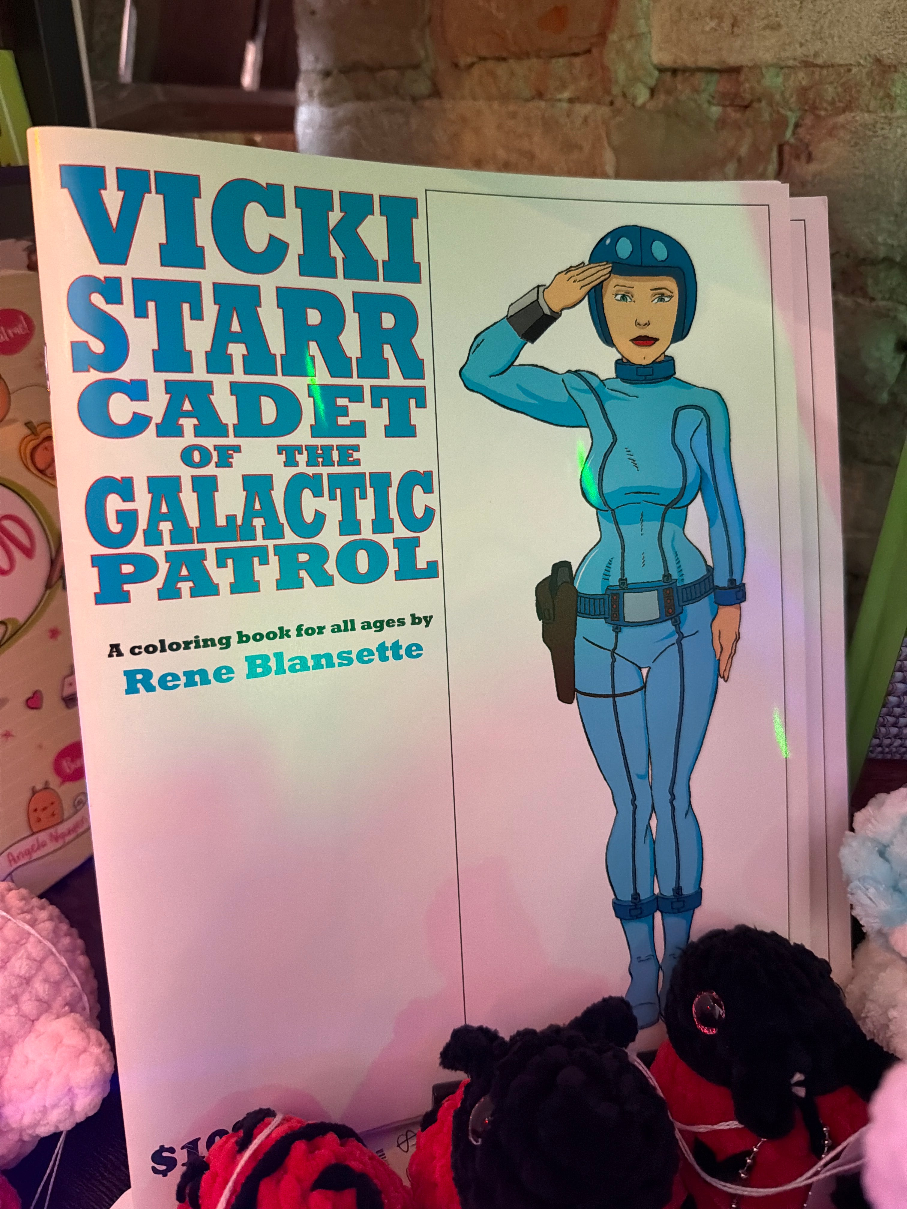 Rene Blansette: Vicki Starr Cadet of the Galactic Patrol Coloring Book