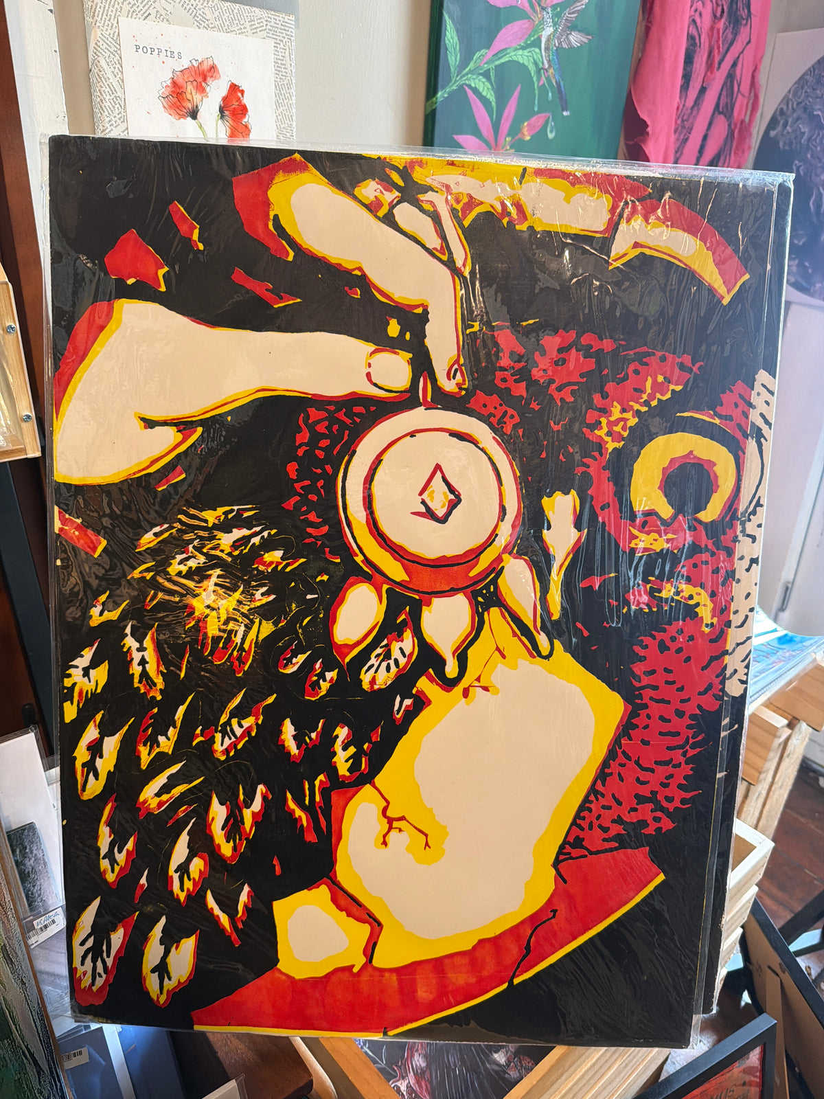 Aurora Noctua: Owl Eyes Screenprints Unframed