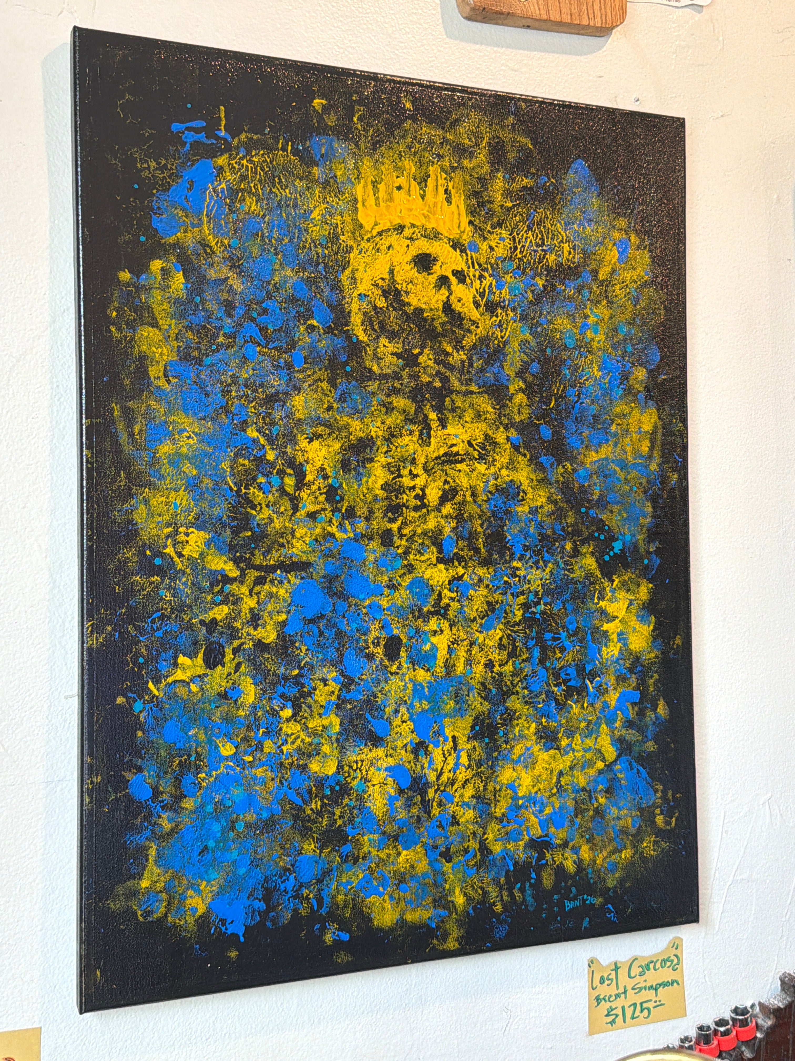 Brent Simpson: "Lost Carcosa" Abstract Painting