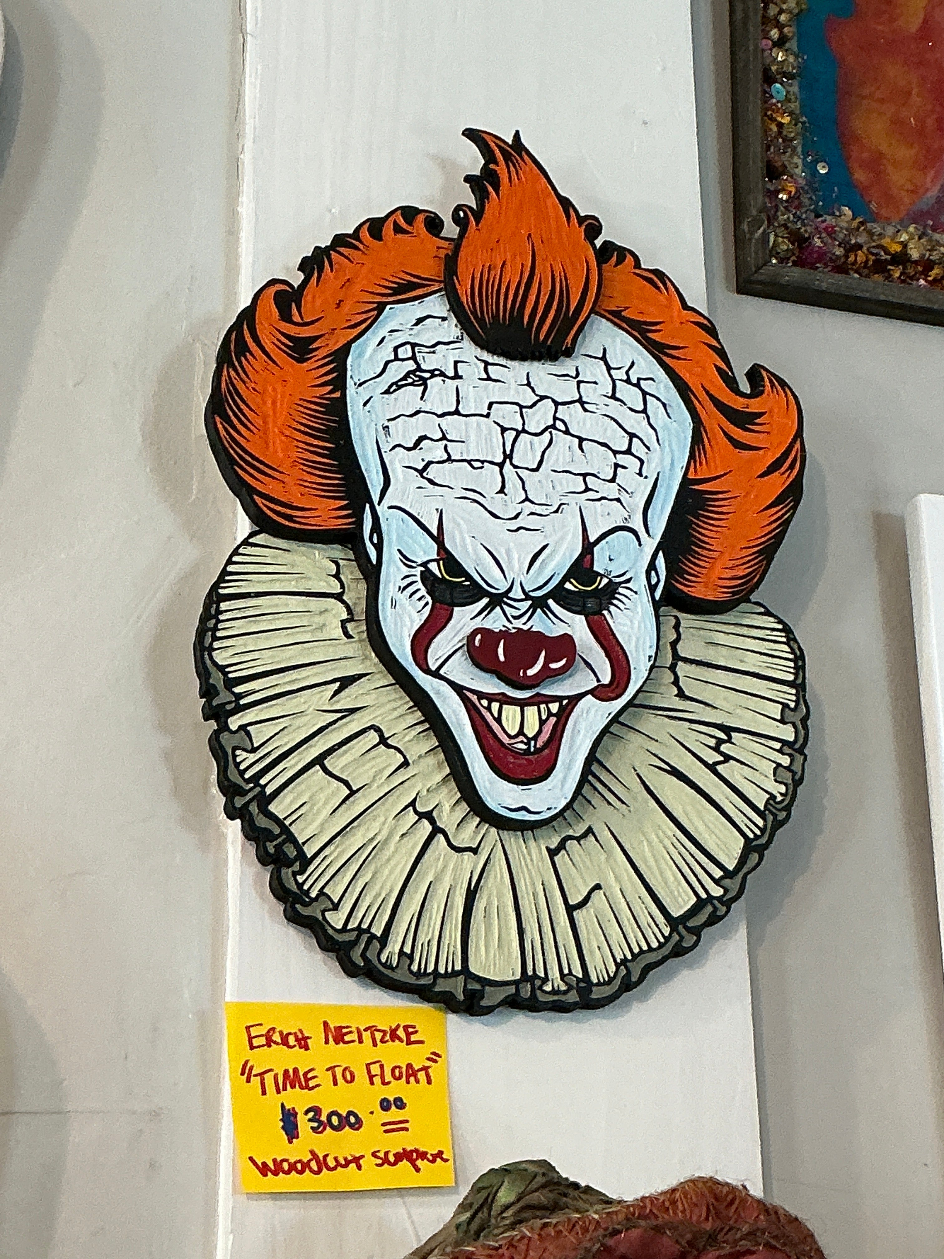 Erich Neitzke: “Time to Float” Hand Carved Wood Artwork