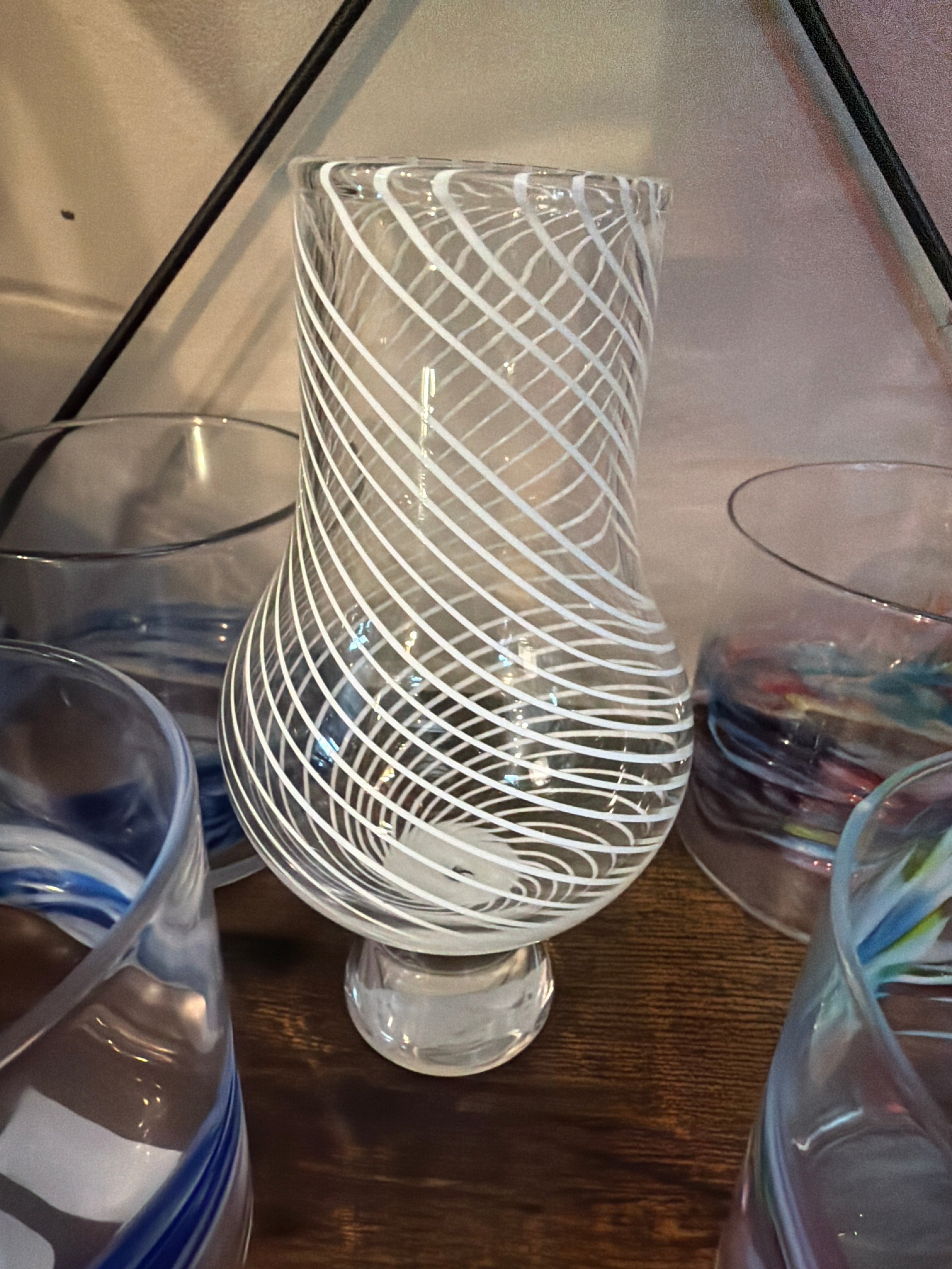 KYLou Glass: Kyle Rogers: Glencairn White Lined Glasses