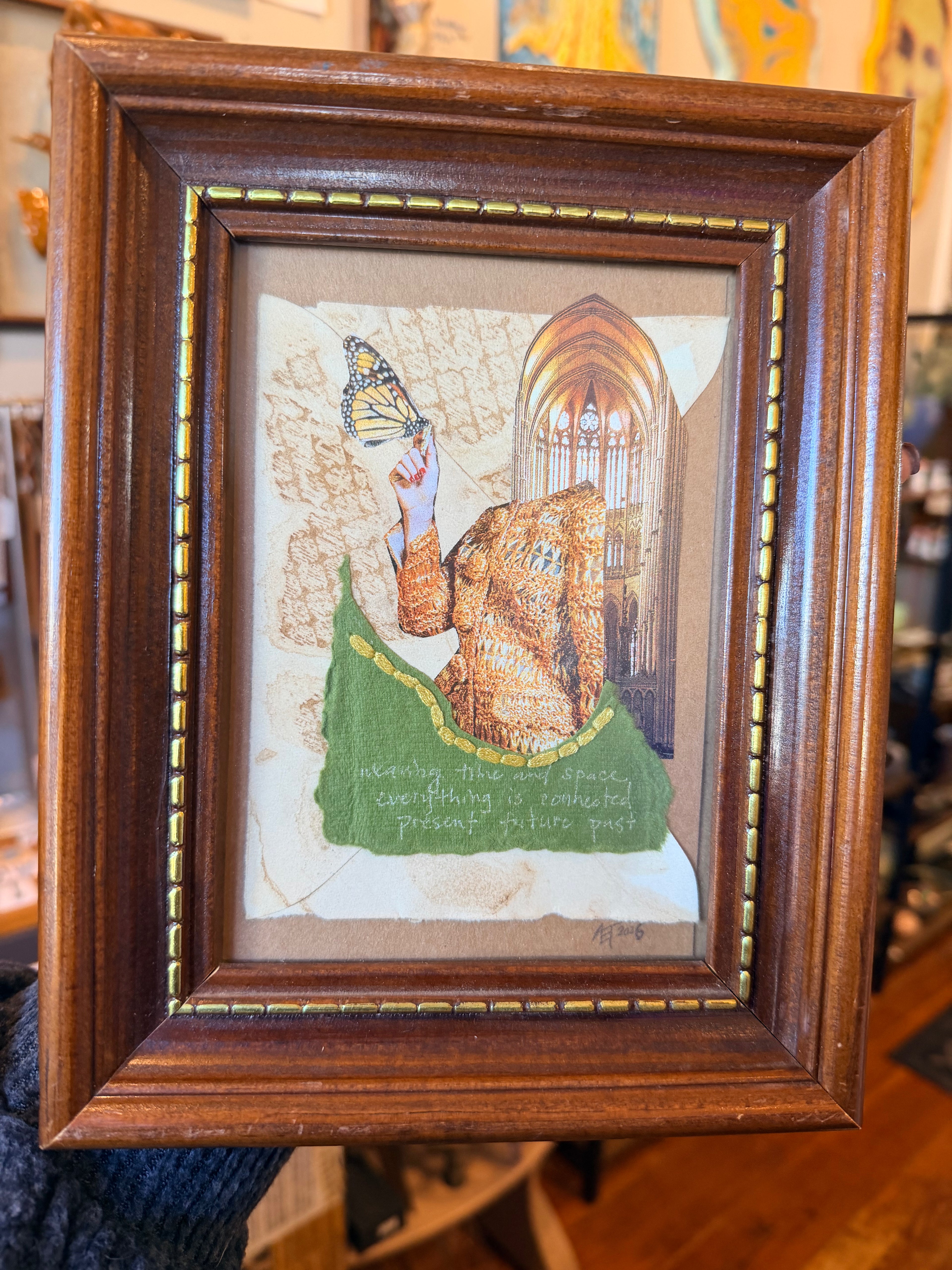 Amber Estes Thieneman: Small Framed Collages