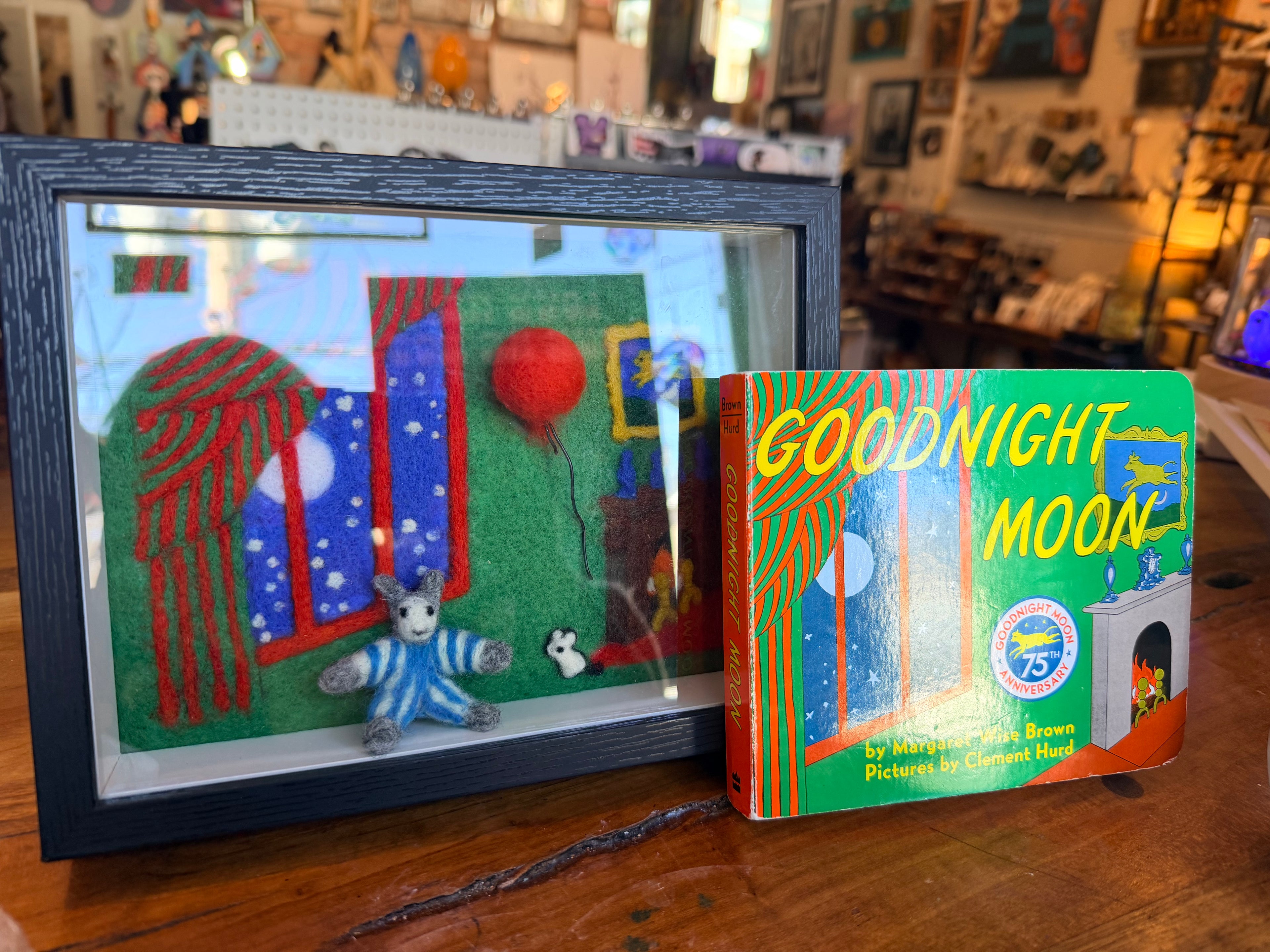 Kym Lambert: Goodnight Moon Felt Art w/Book