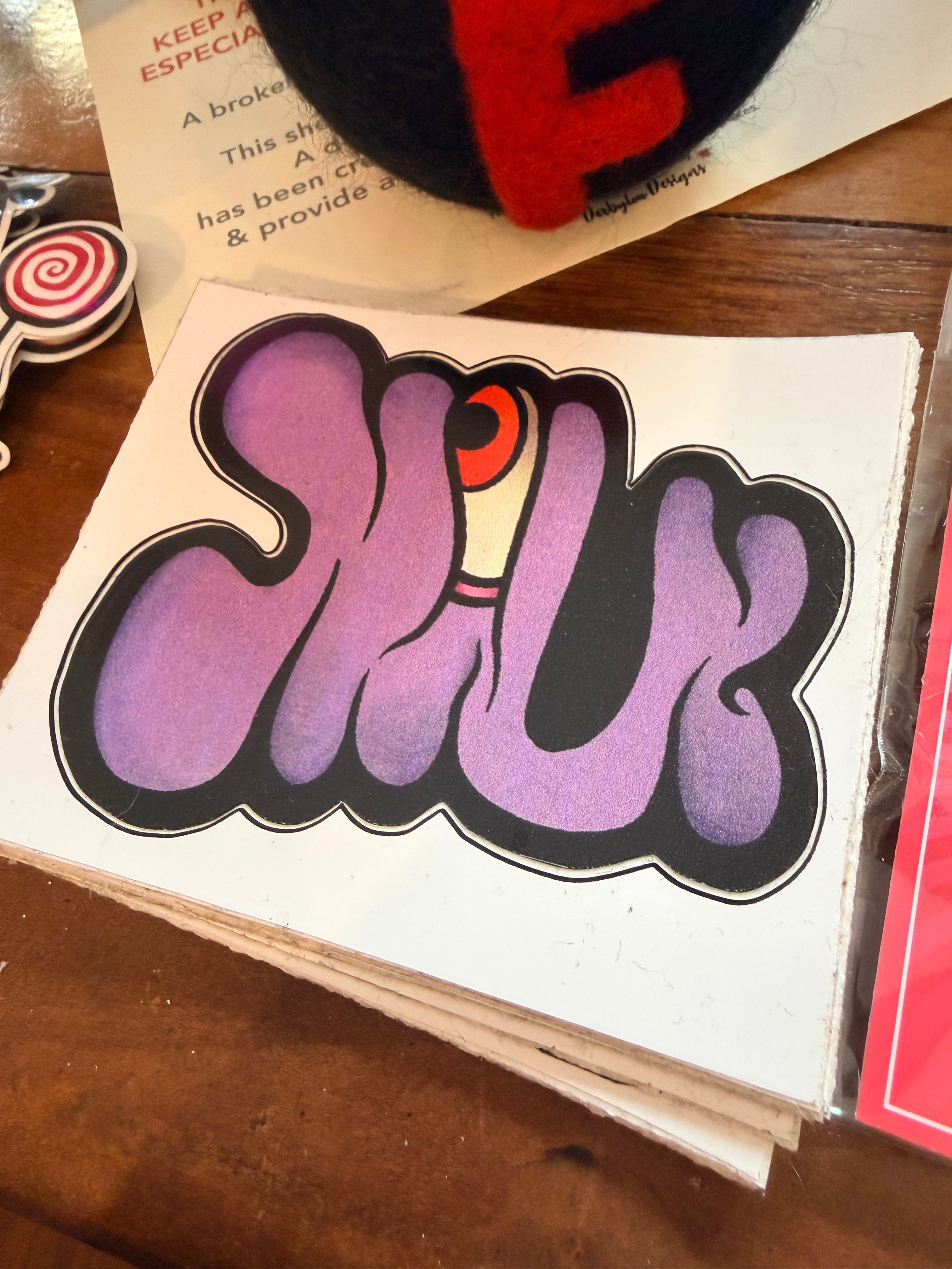 Hayden Vinegras: Scrub Gei x Wenny Collab Stickers