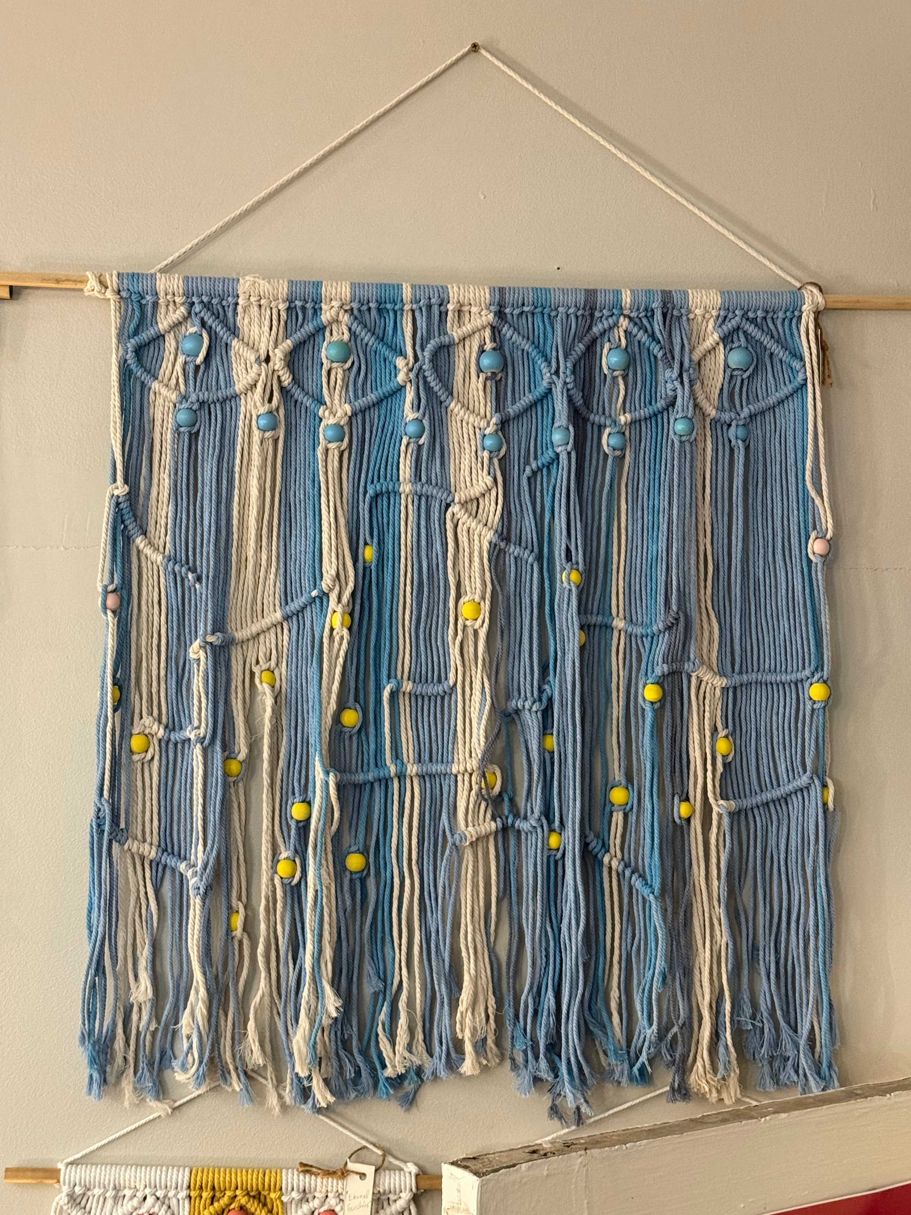 Macrame Wall Tapestries: Sarah Traughber