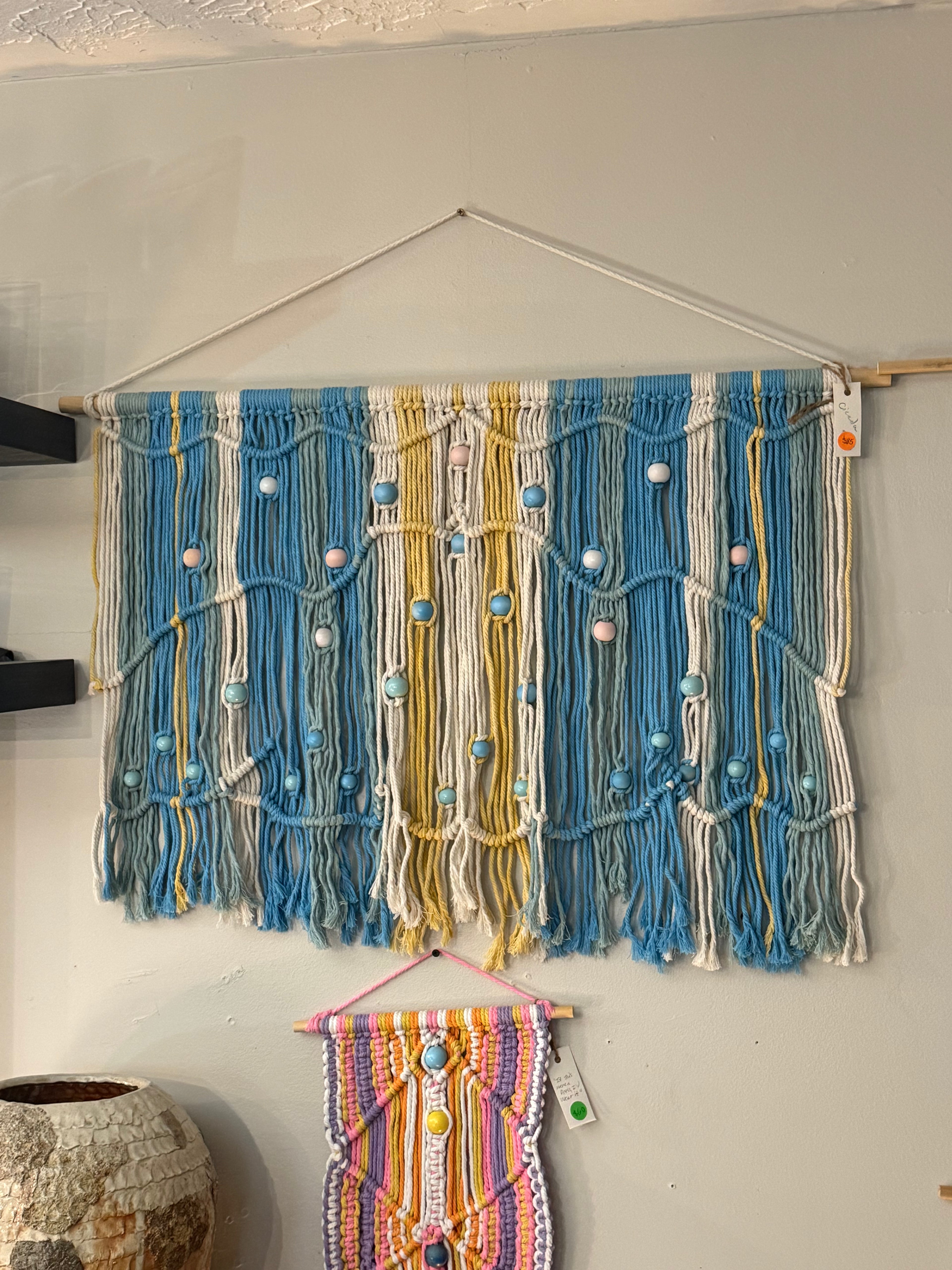 Macrame Wall Tapestries: Sarah Traughber
