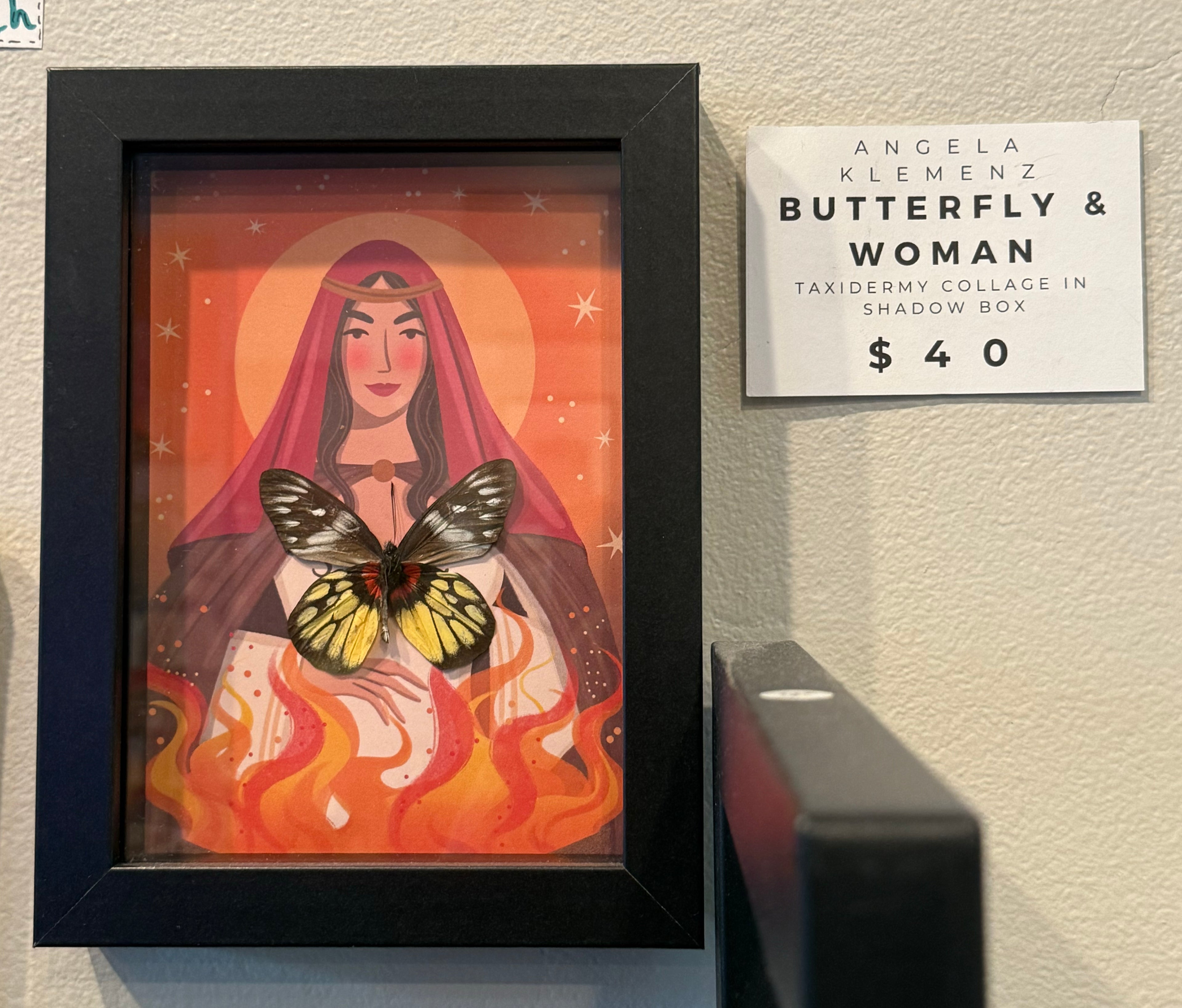 Butterfly & Woman: Angela Klemenz