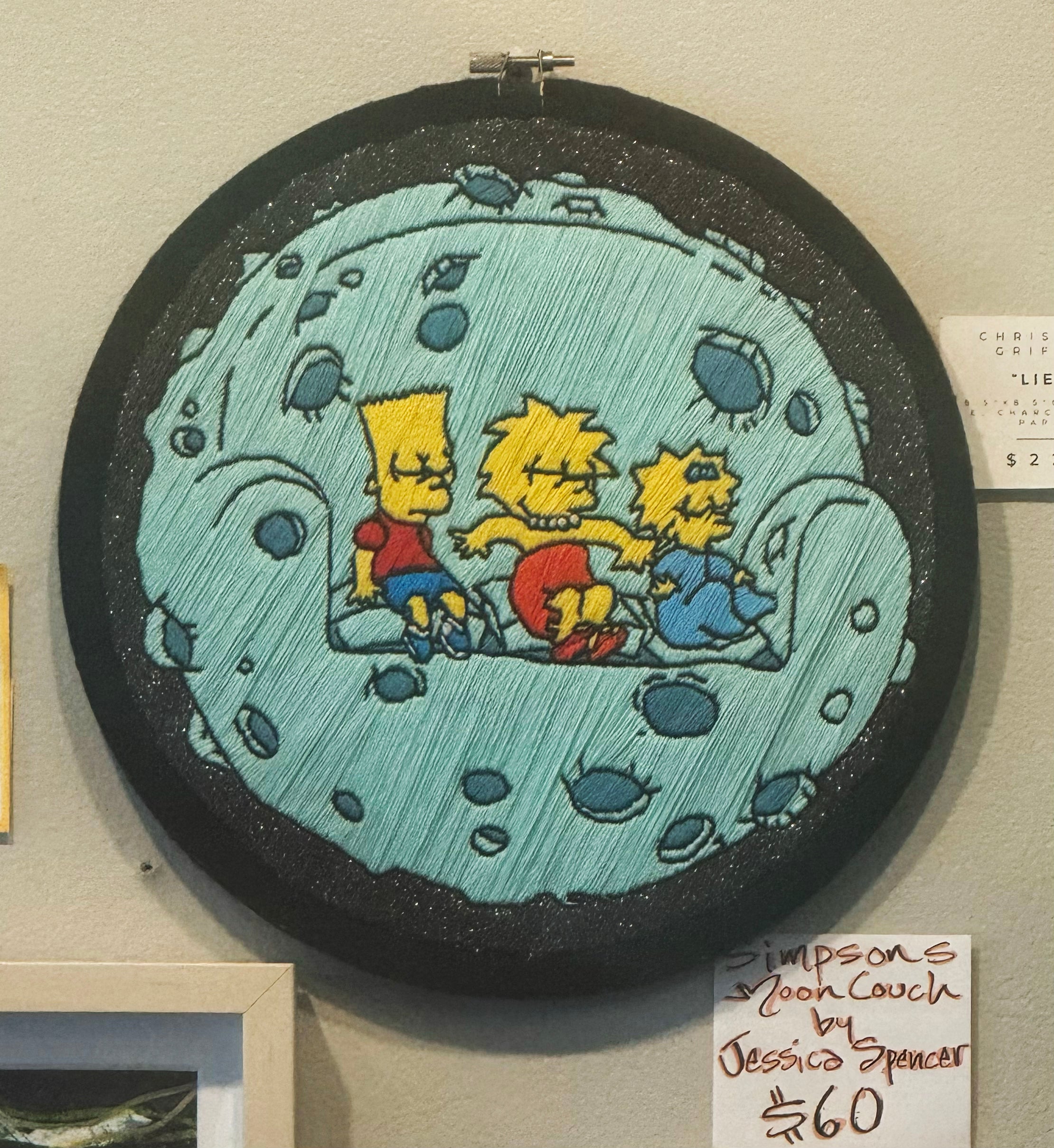 Simpsons Moon Couch: Jessica Spencer
