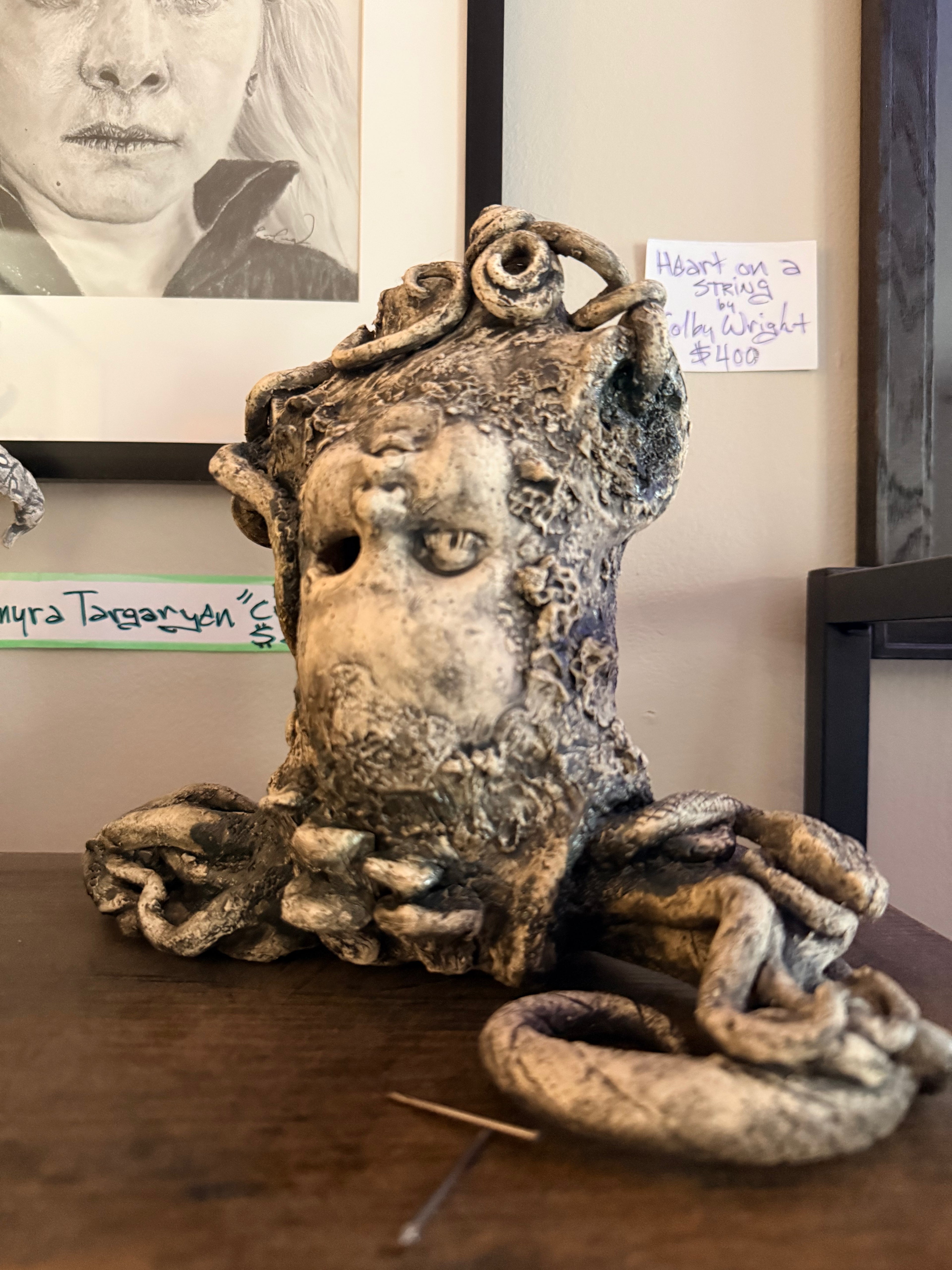 Ember Crow: Forest Bathing Ceramic Sculpture