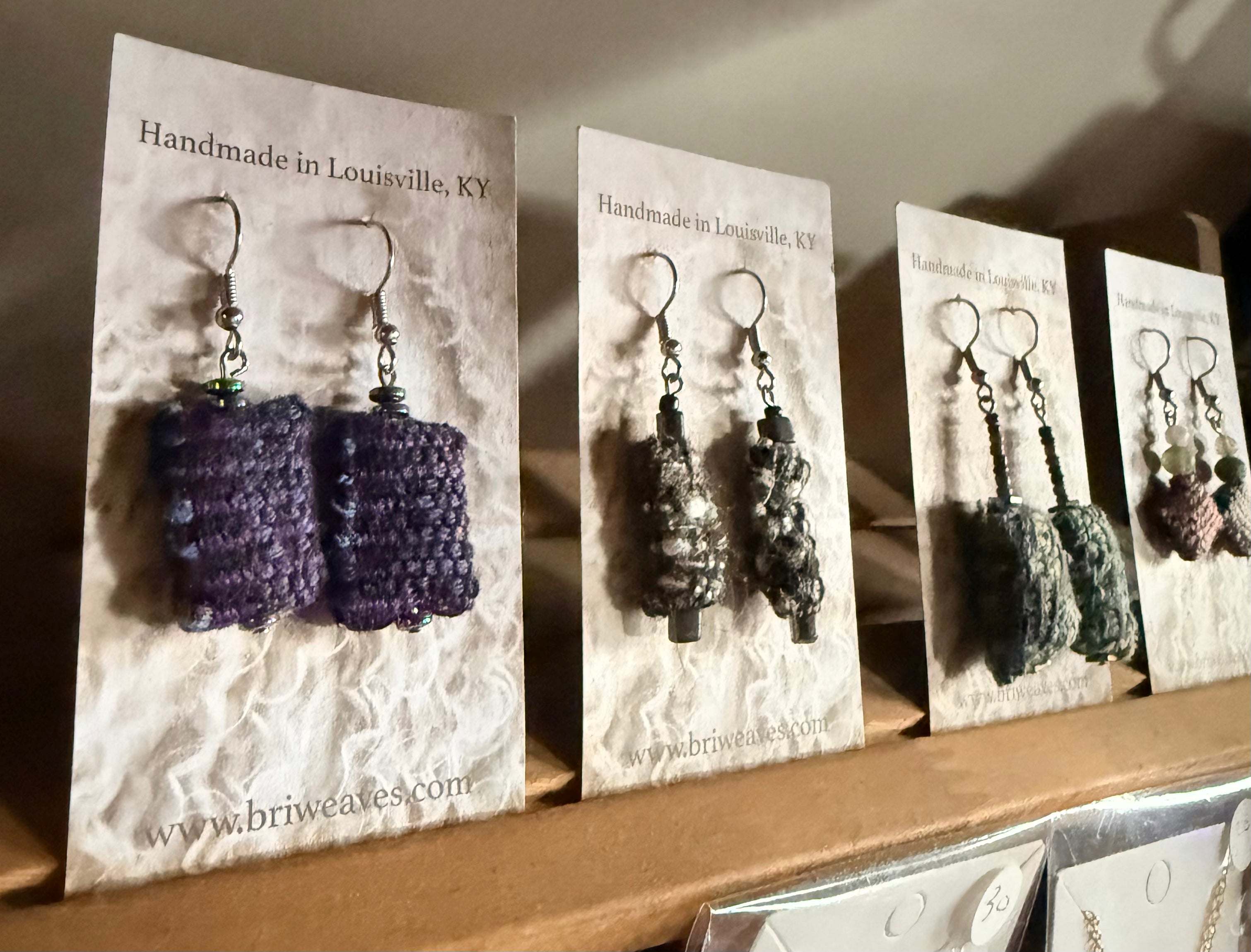 Bri Weaves: Woven Earrings