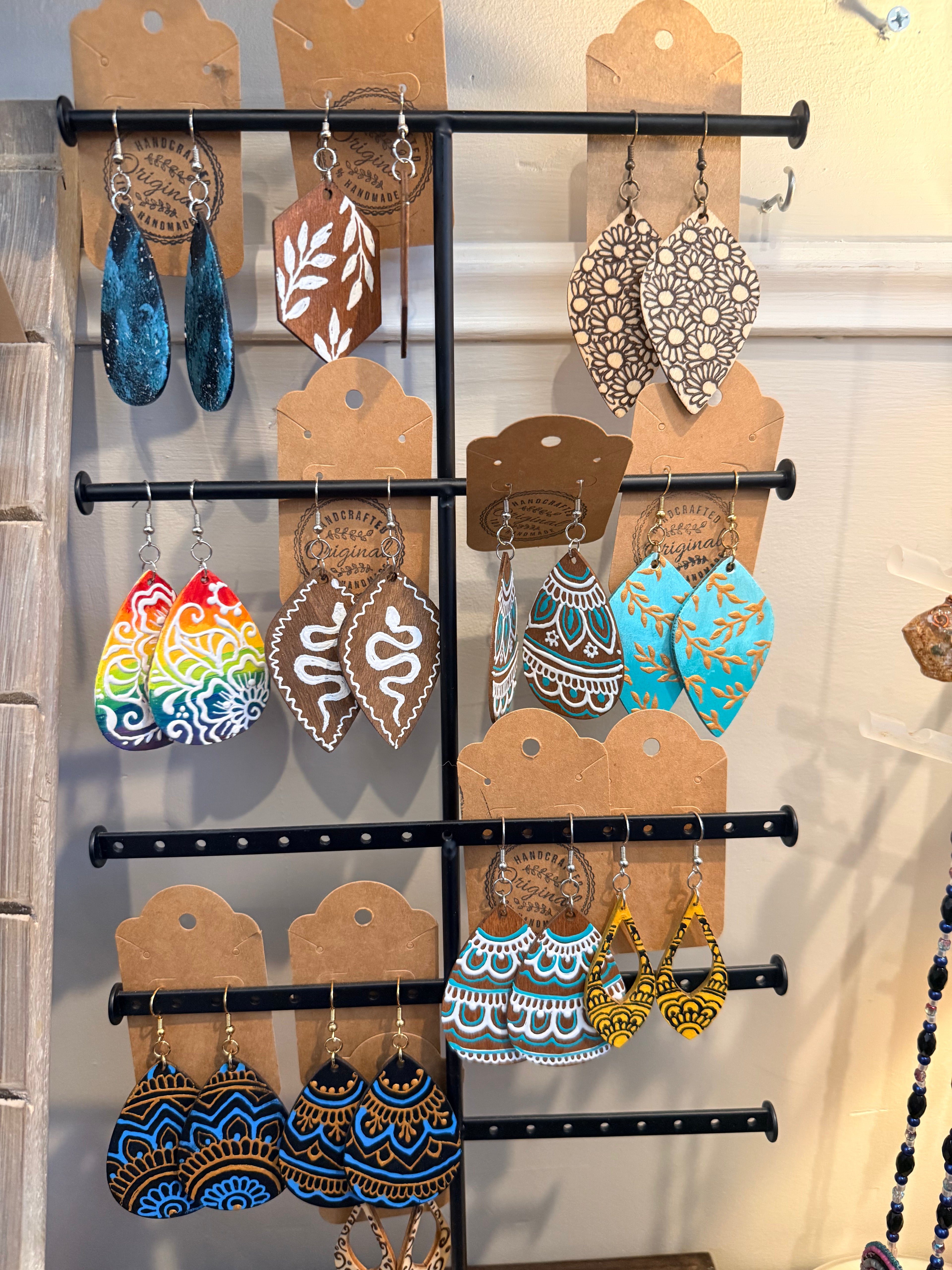 Jessi Kay: Hand Painted Earrings