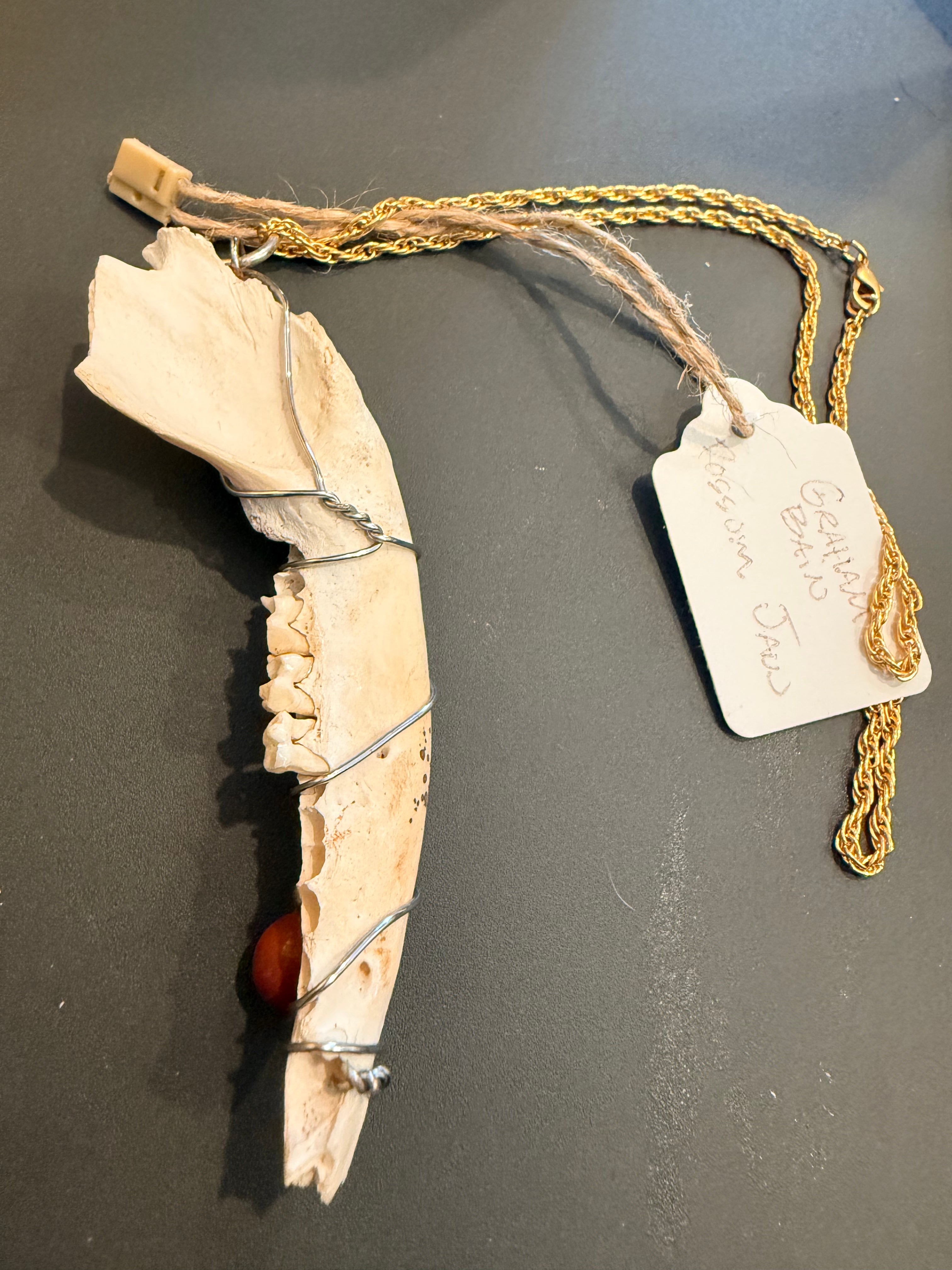 Graham Bain: Possum Jaw Necklace