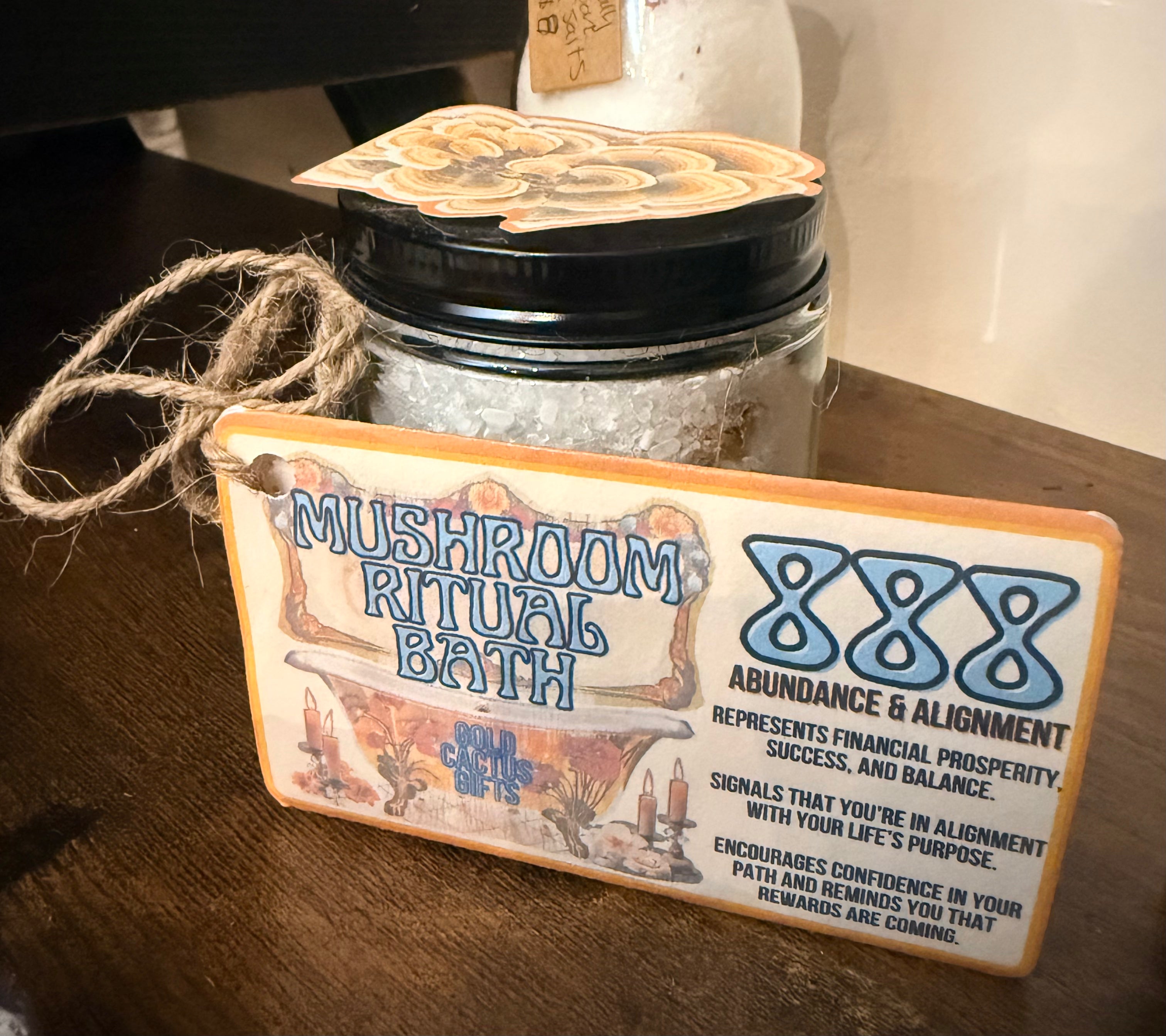 Gold Cactus Gifts: Bath Salts: Mushroom Ritual Bath