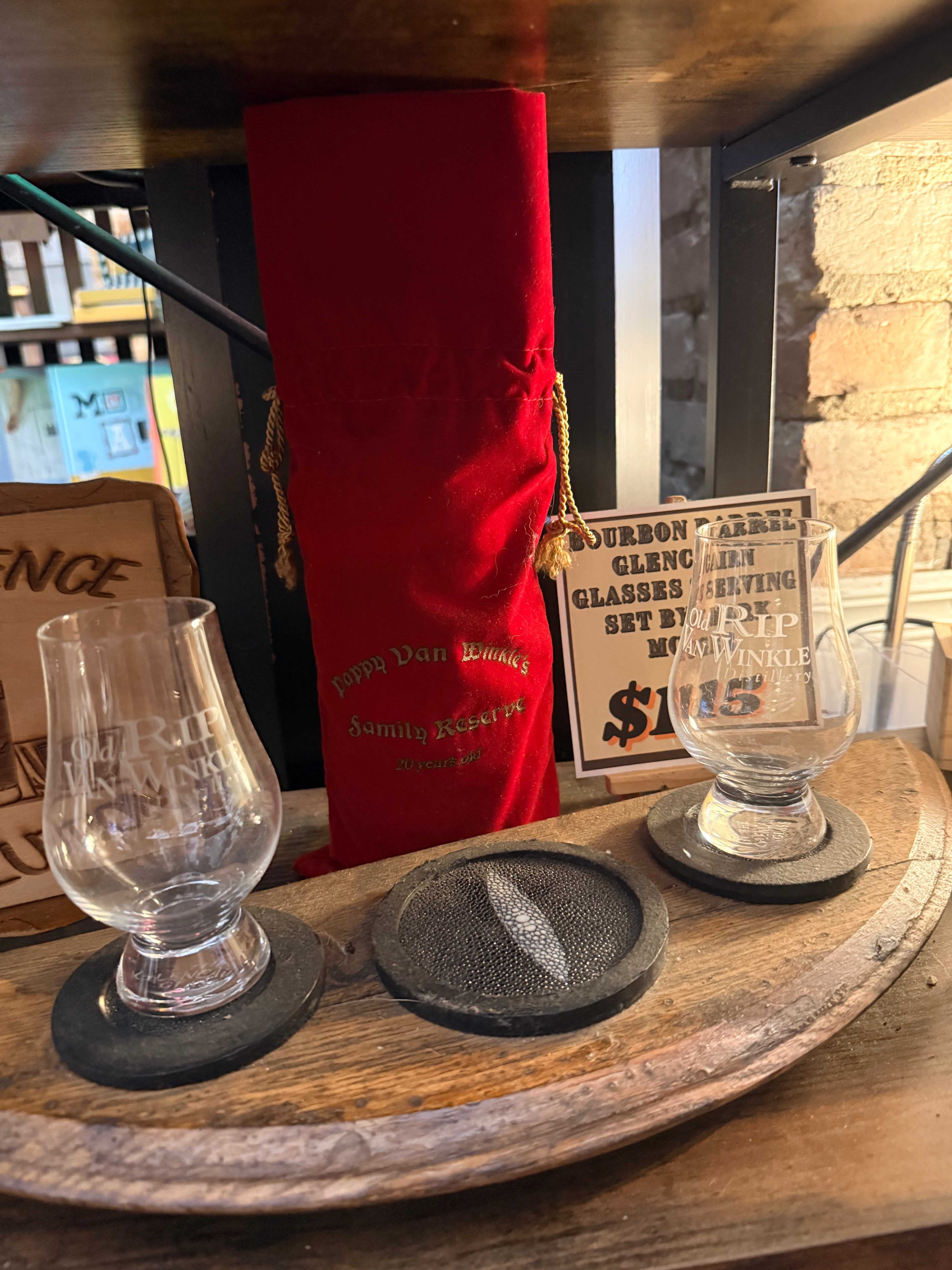 Mark McGee: Bourbon Barrel Glencairn Glasses Serving Set