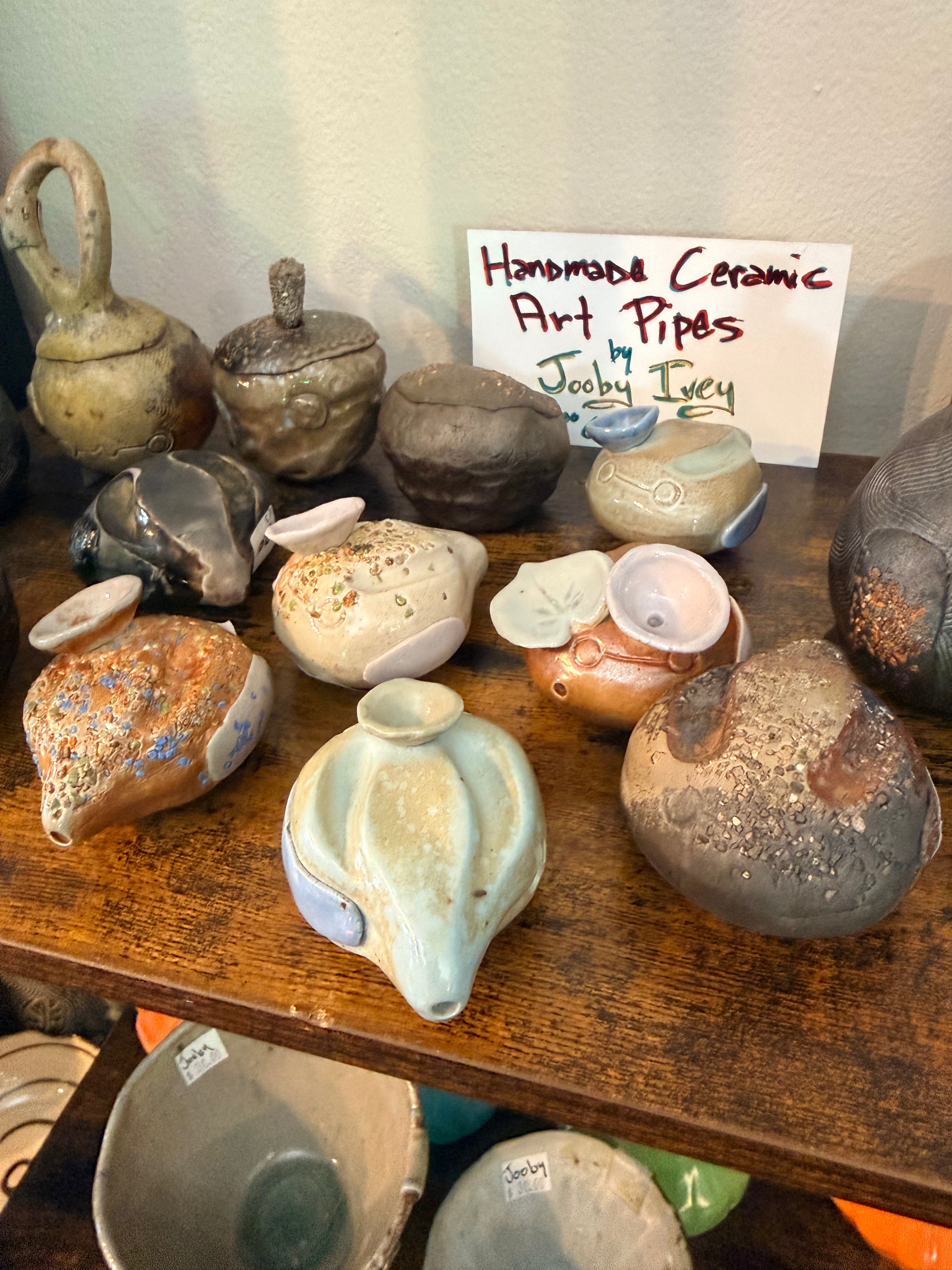 Jooby Ivey: Ceramic Art Pipes