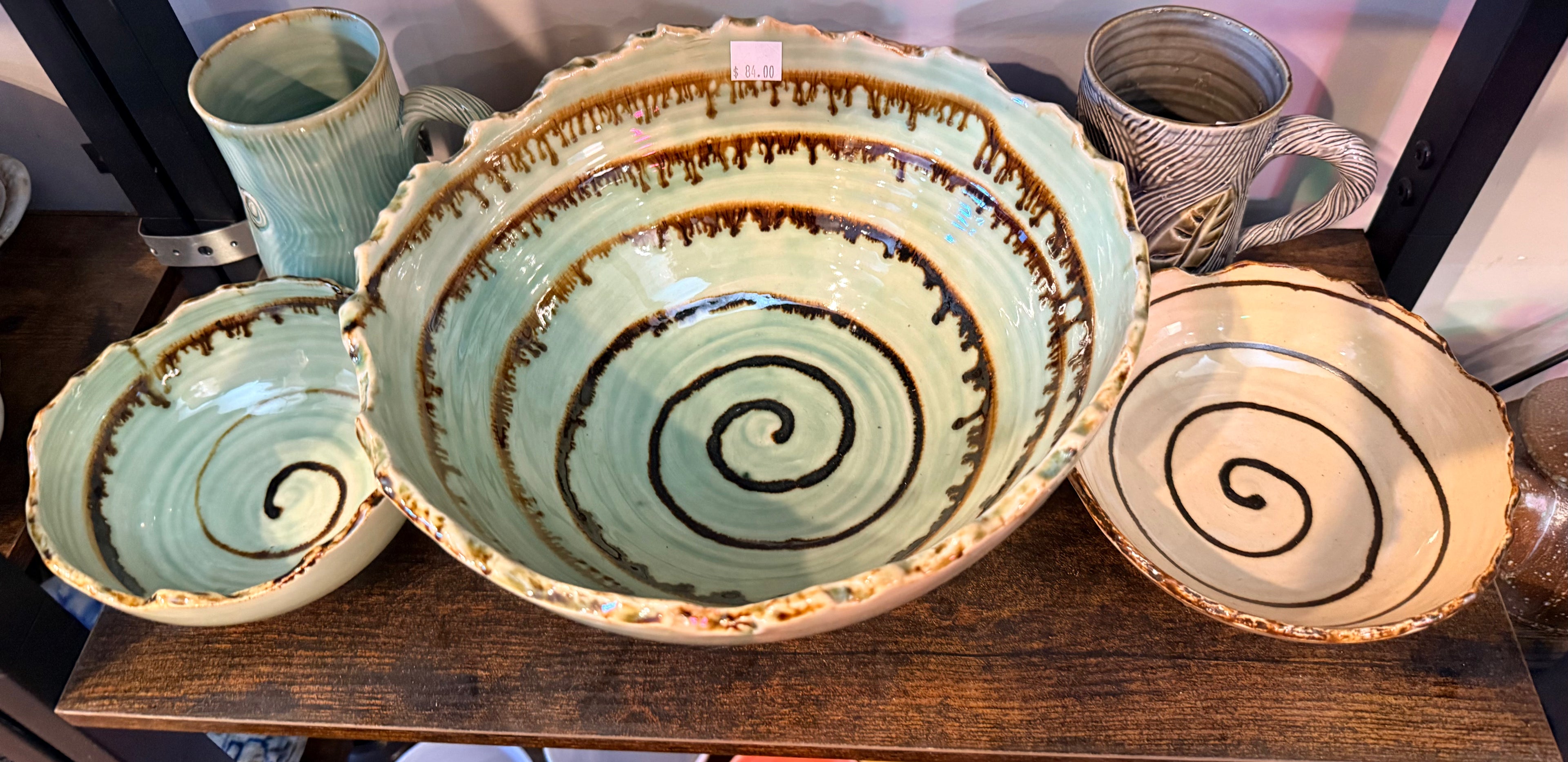 Amy Elswick: Ceramic Spiral Bowls