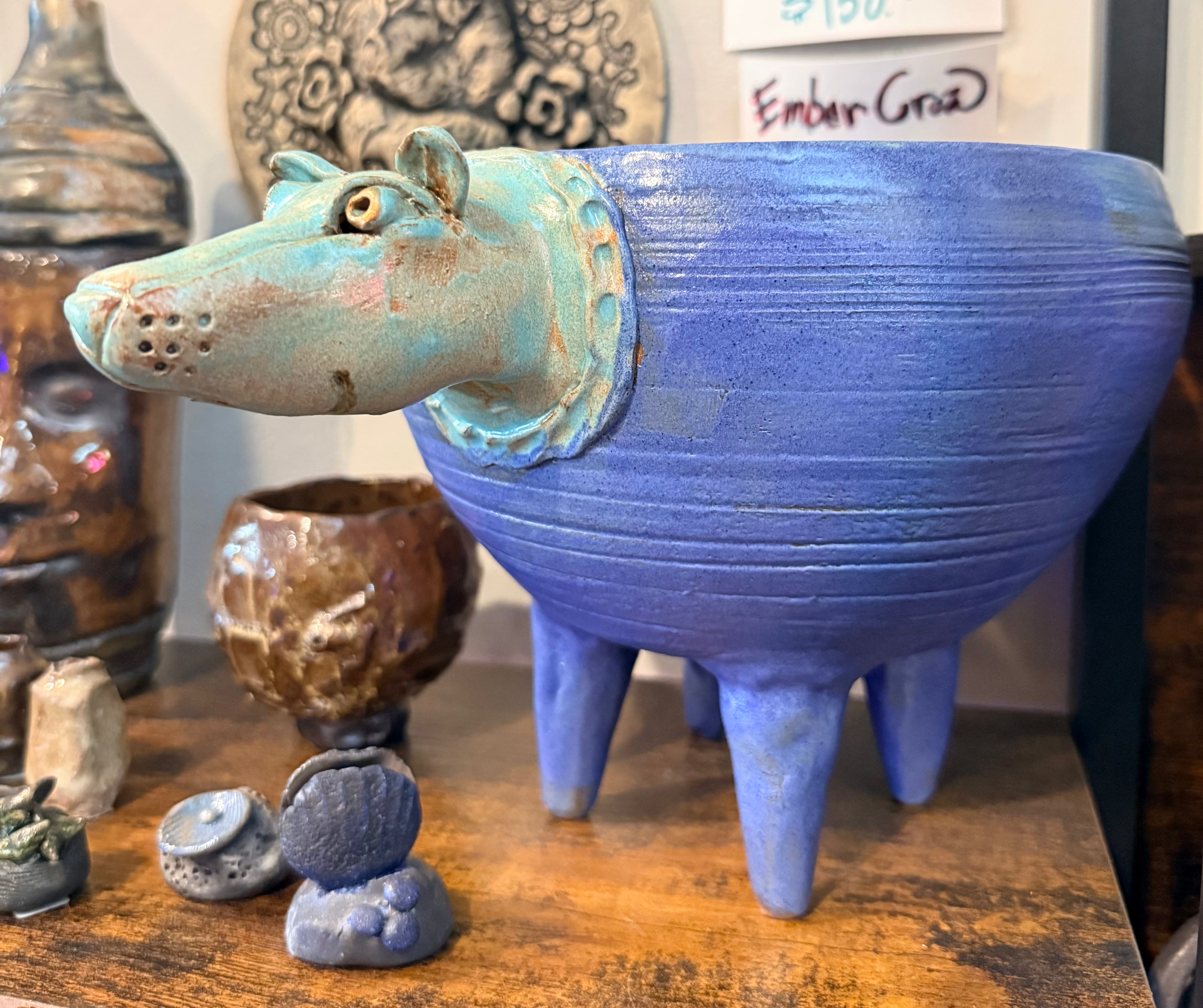 Amy Elswick: Ceramic Animal Basin Bowl