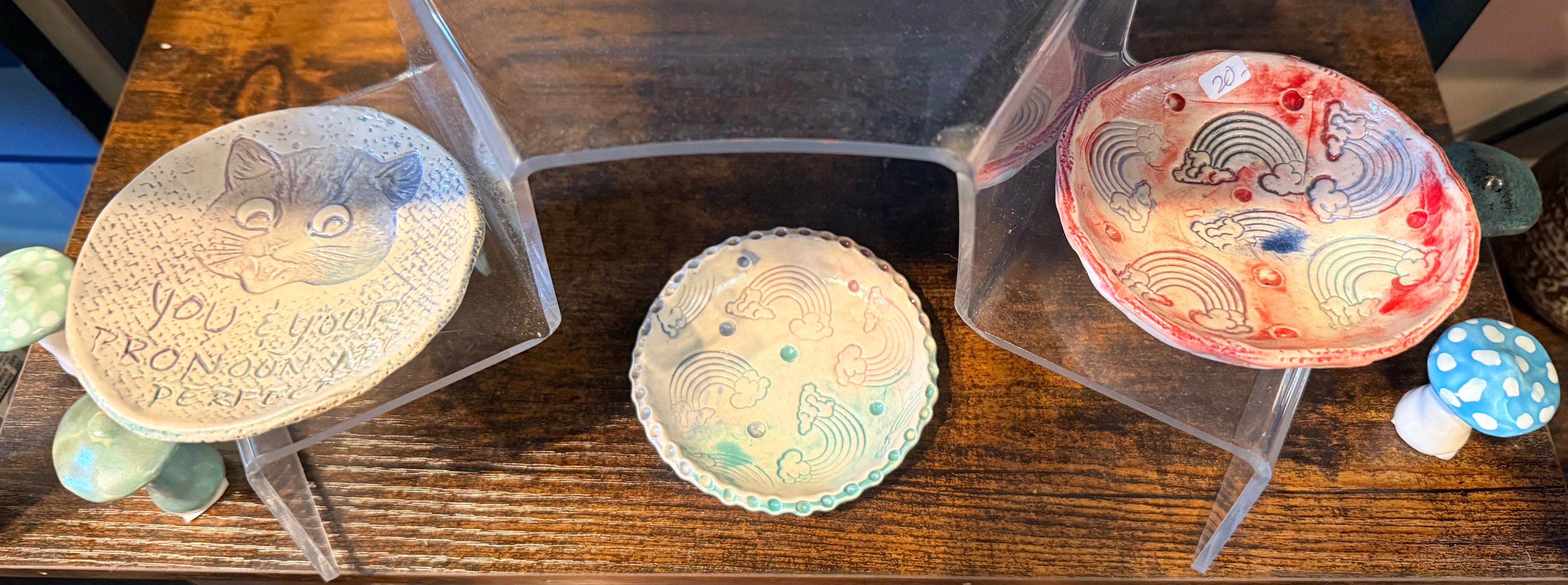 Amy Elswick: Ceramic Trinket/Finger Bowls