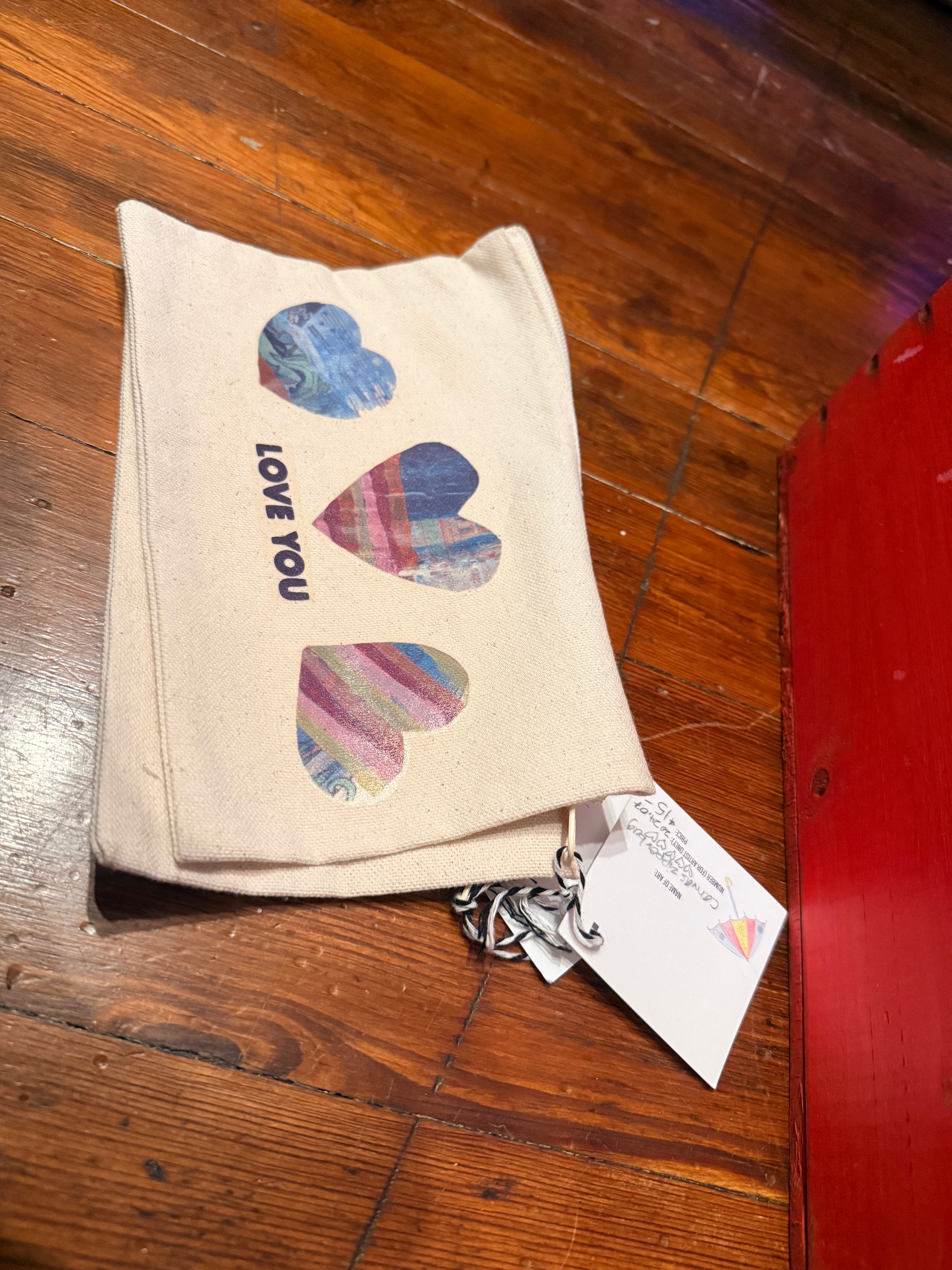 Melissa Mann Bean: Canvas Zipper Bags
