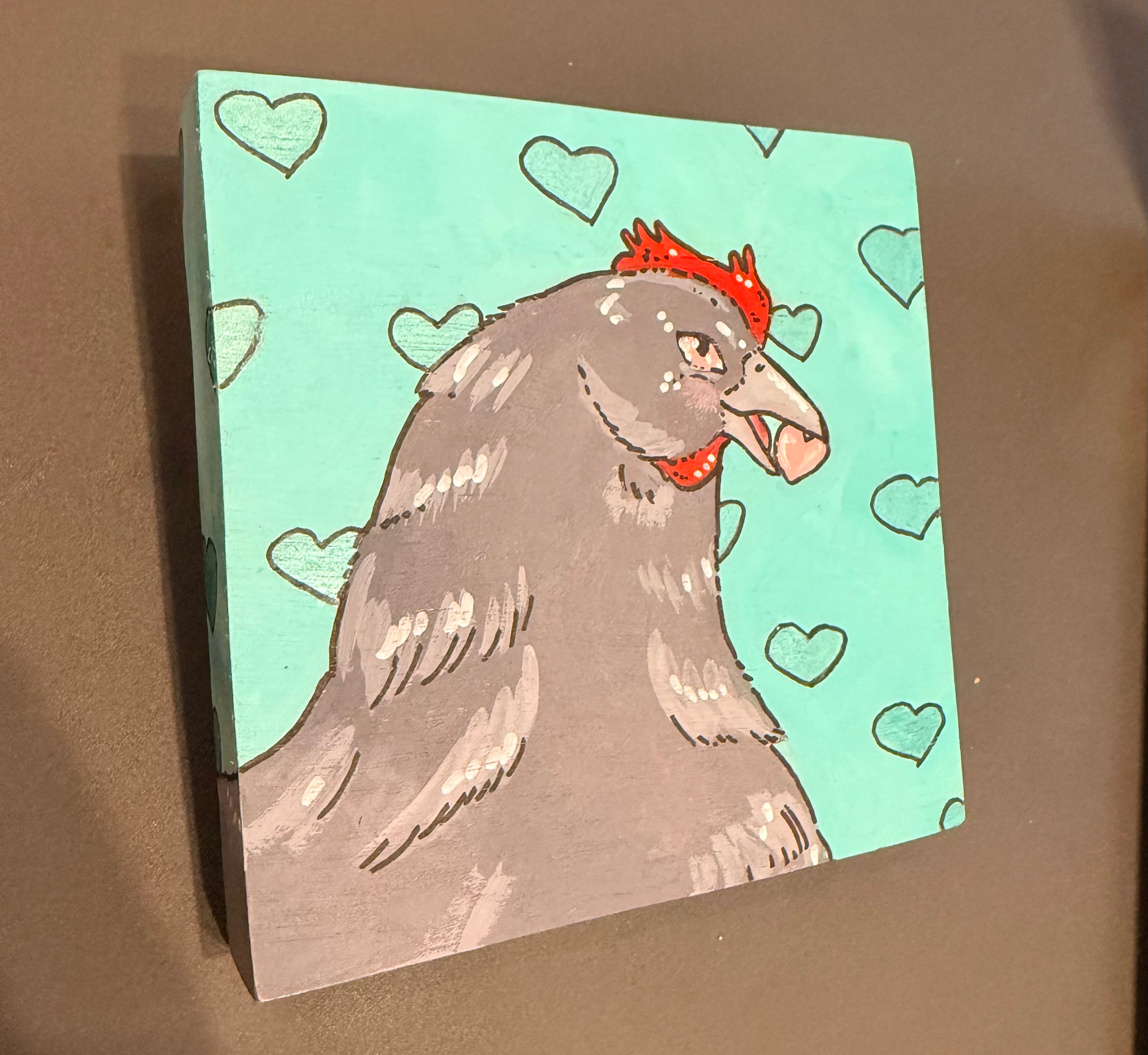 Shelbi Pierce (S.R. Pierce Art): Heart Hen