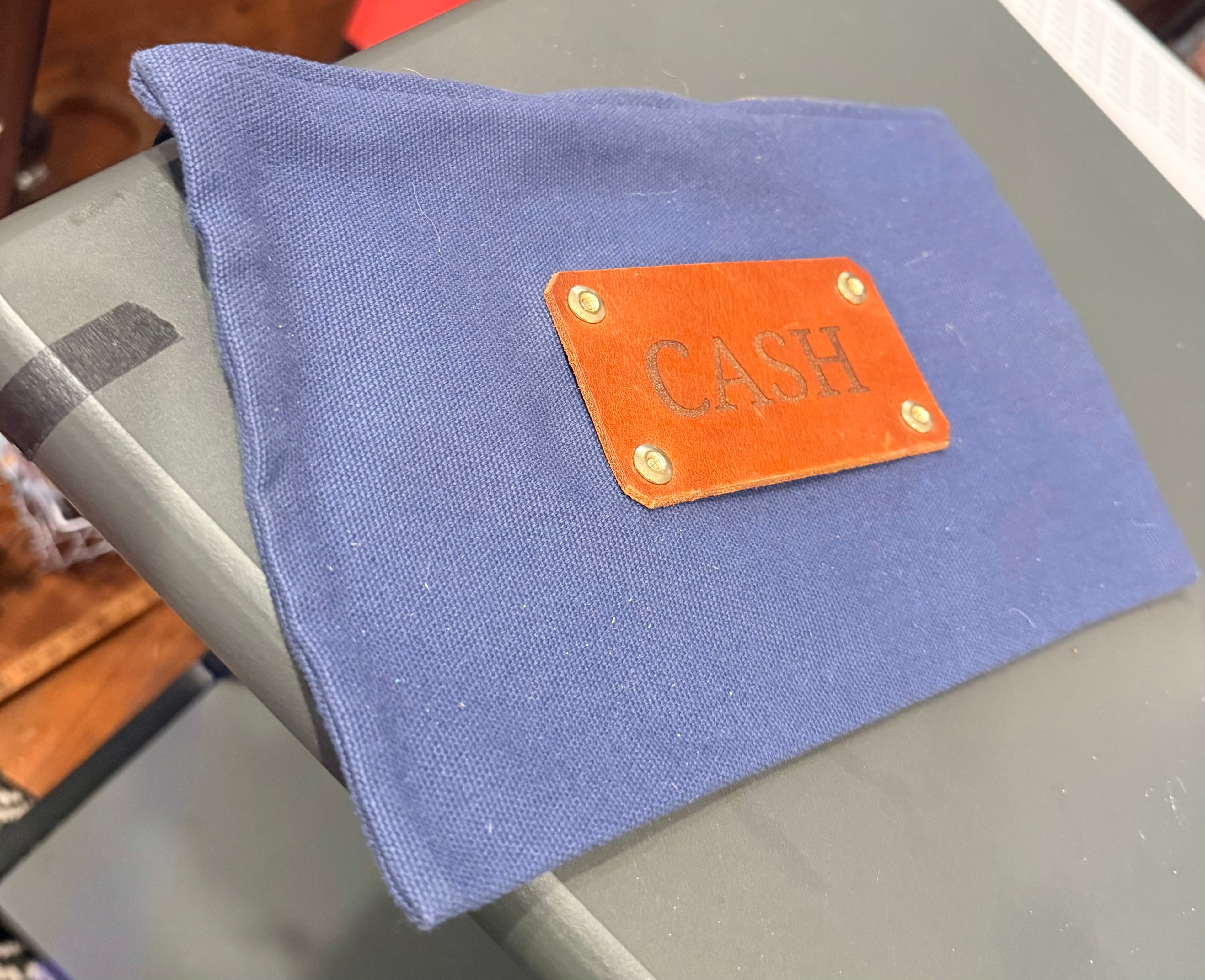 Mark McGee: Leather Cash Bag Pouches