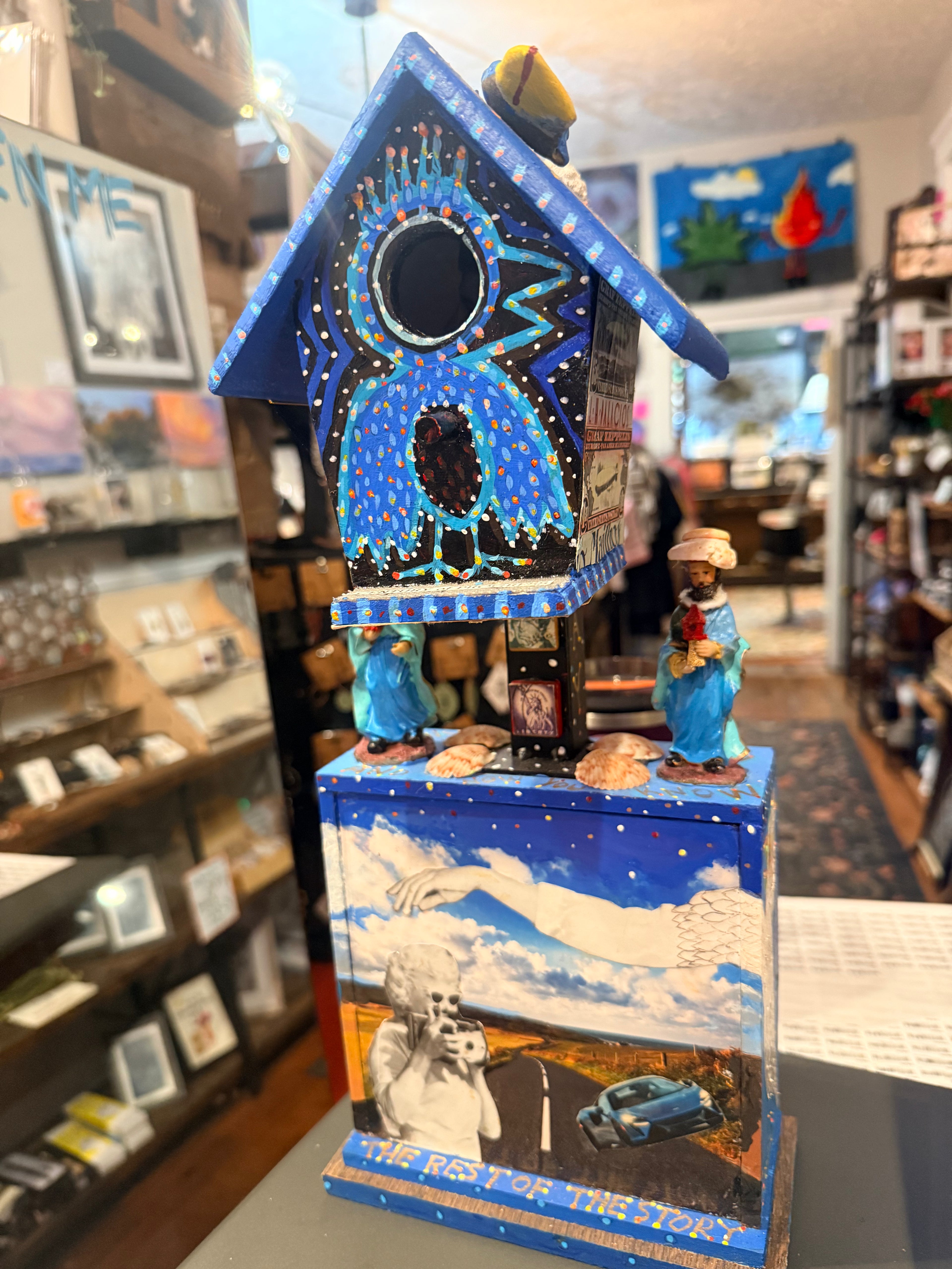 Art Orr: The Rest of the Story Mixed Media Birdhouse