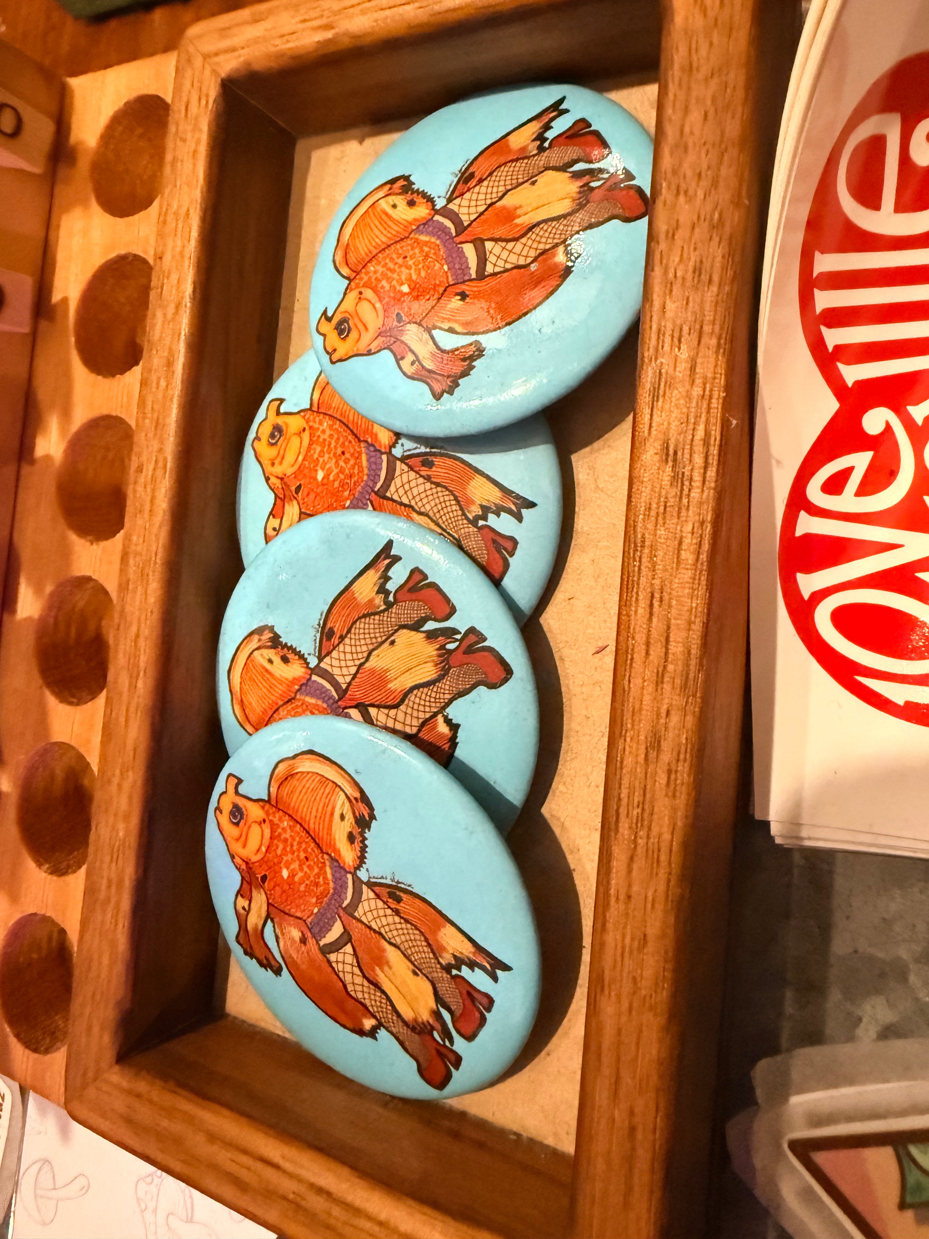 Jessica Spencer: "Reverse Mermaid" Buttons