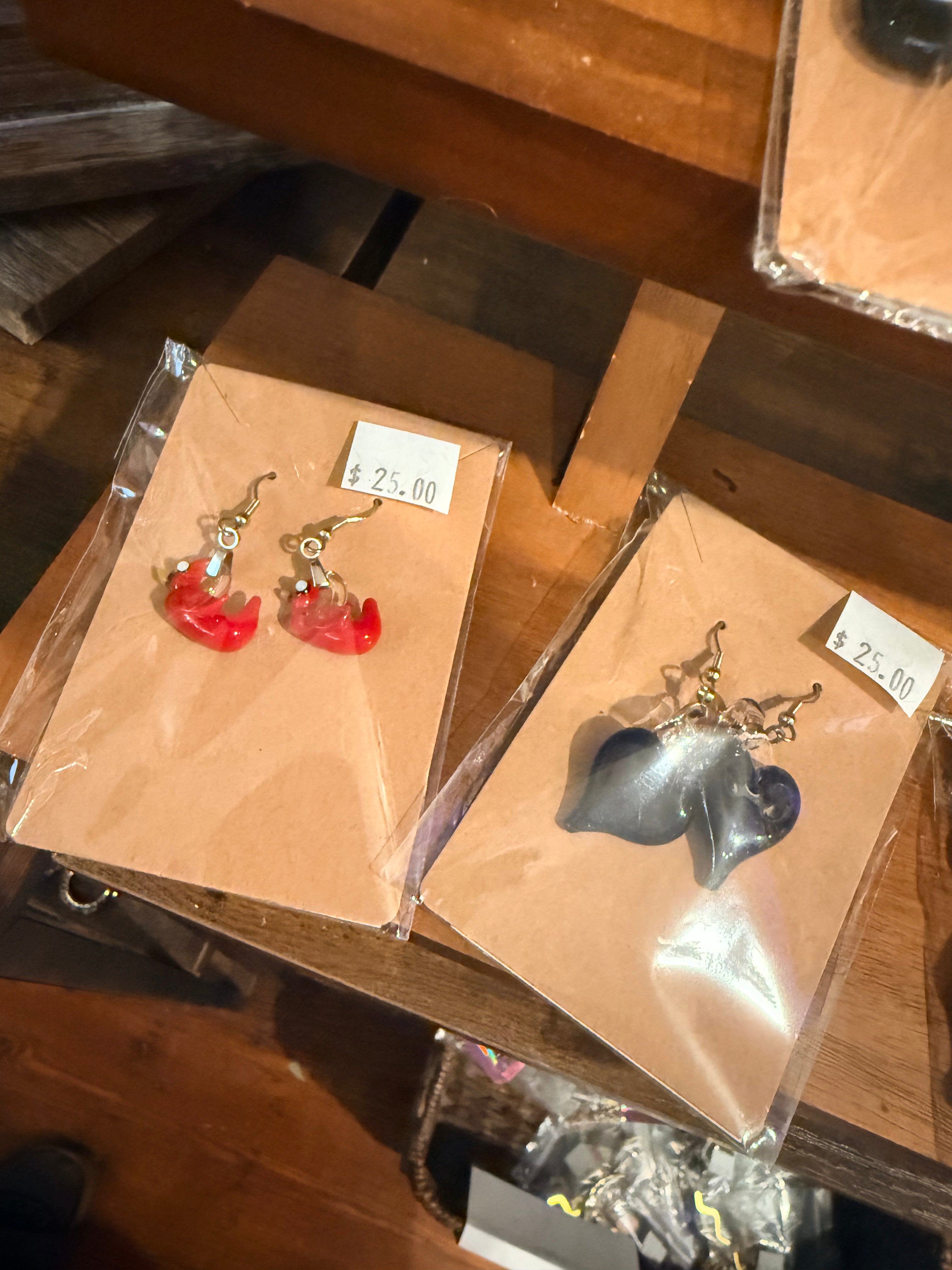 KYLou Glass (Kyle Rogers): Earrings